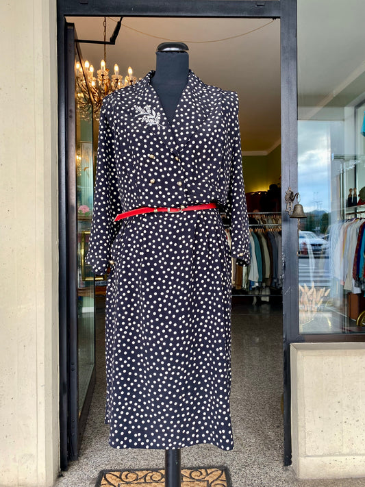 Abito classico a pois - TG. 44/46