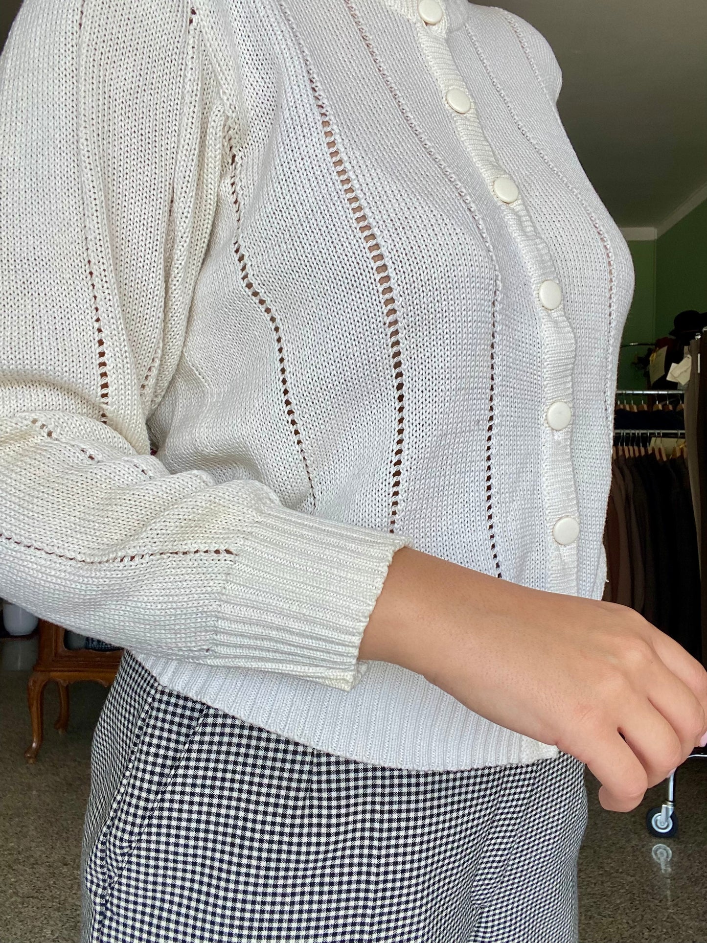 Cardigan bianco - TG. 40/42