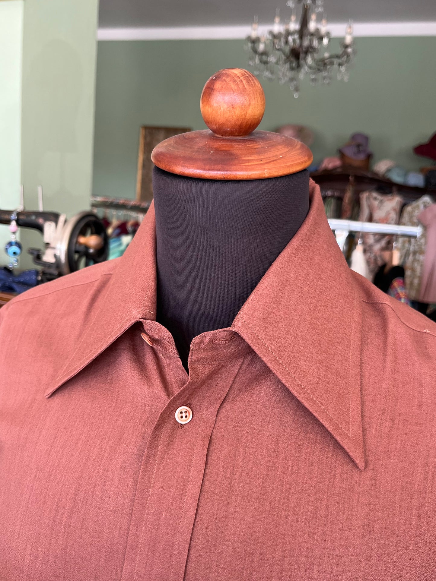 Camicia anni ‘70 cotone tg. XS-S