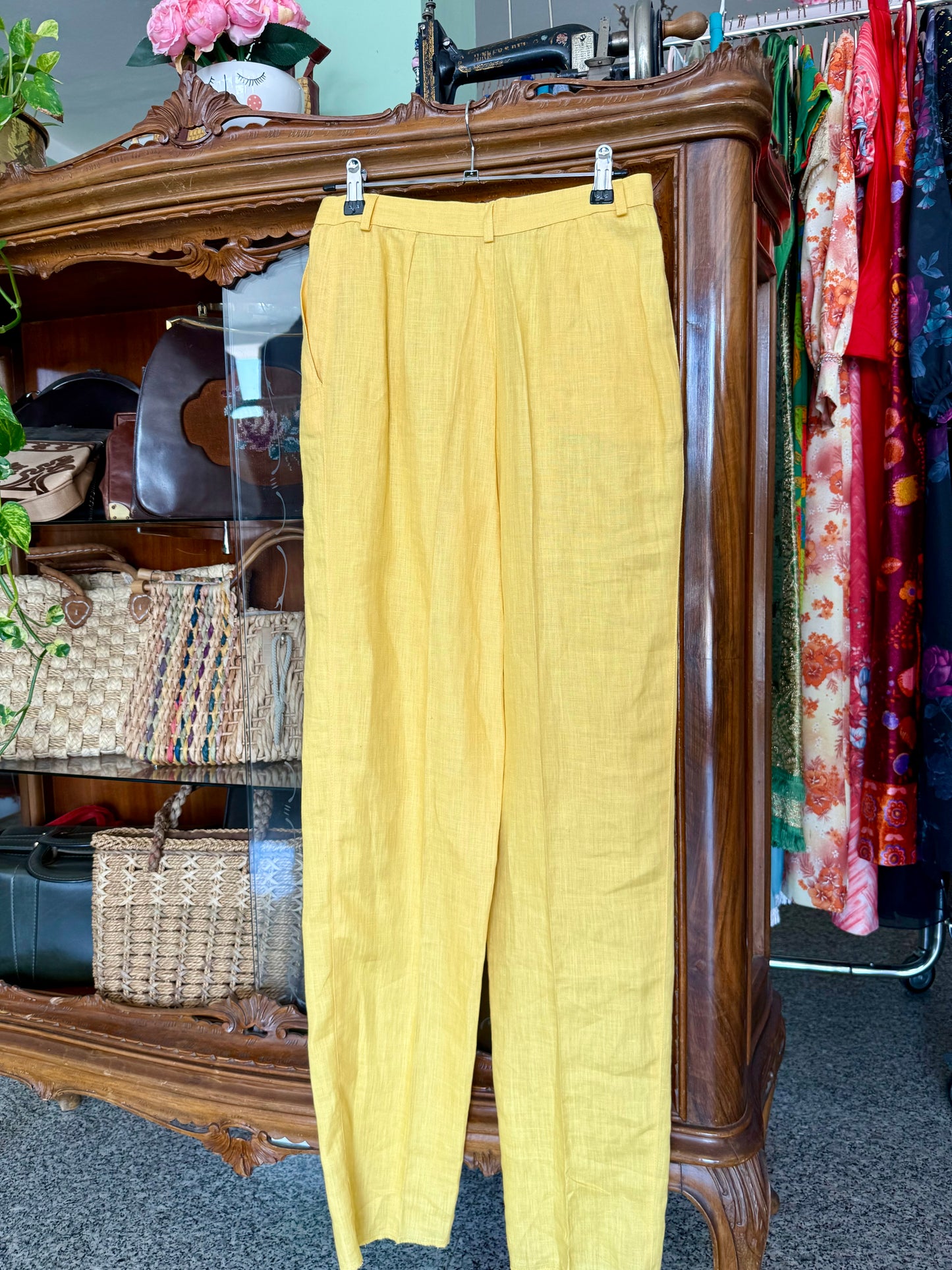 Pantaloni 100% lino - TG. 40