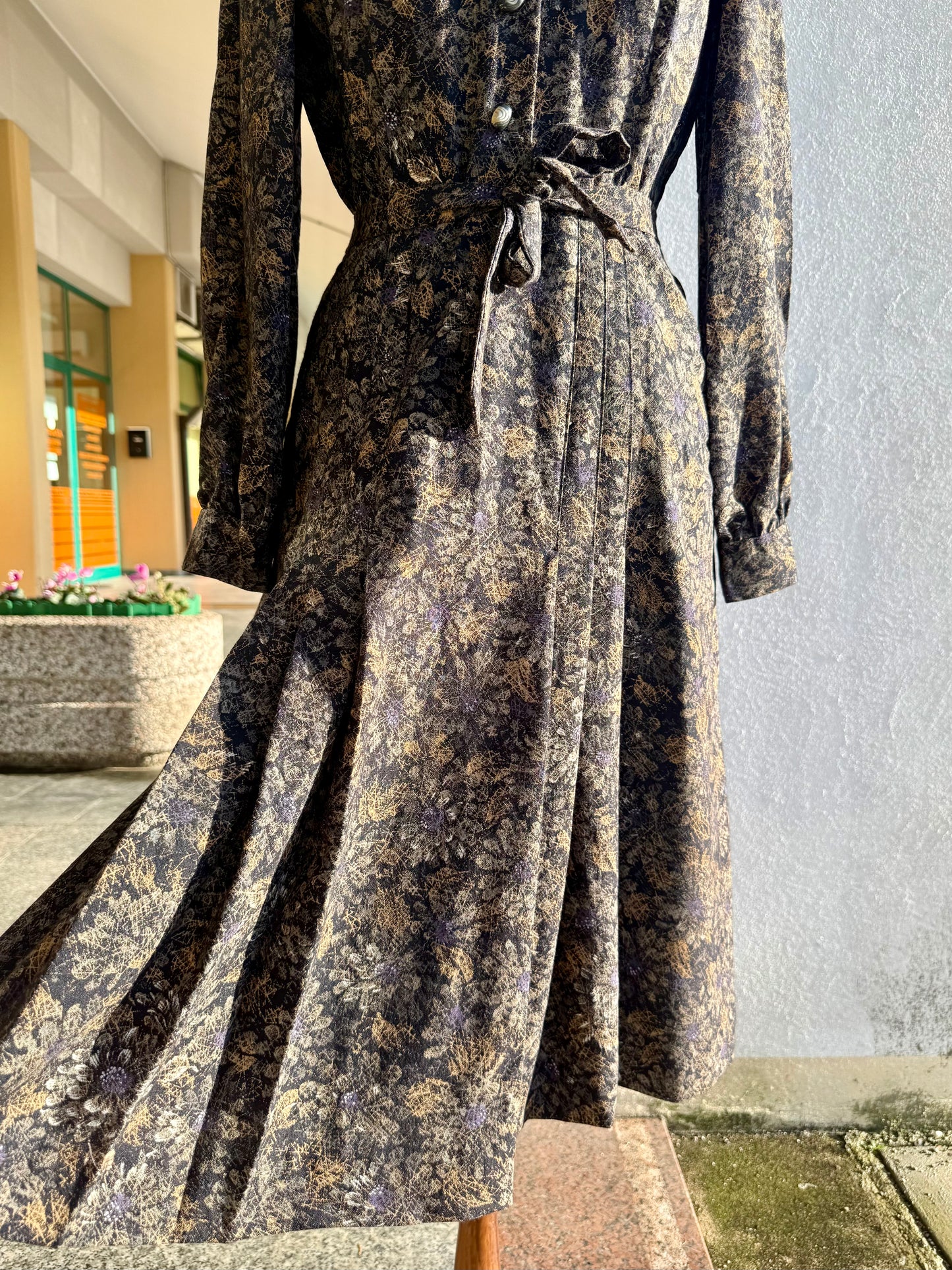 Abito elegante in crepe di lana - TG. 40/42