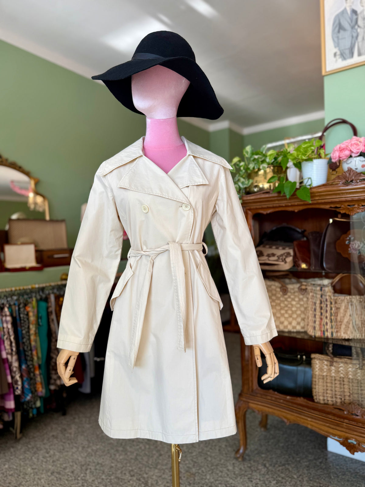 Trench elegante color panna - TG. 38/40