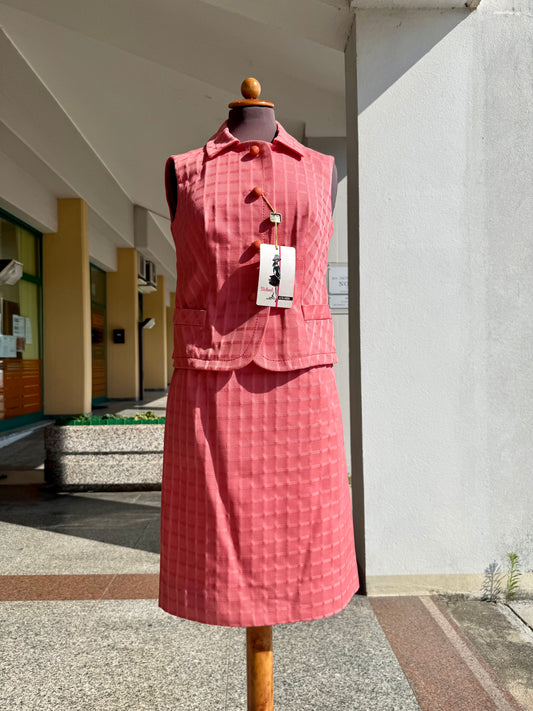Completo anni ‘60 rosa corallo - TG. 38