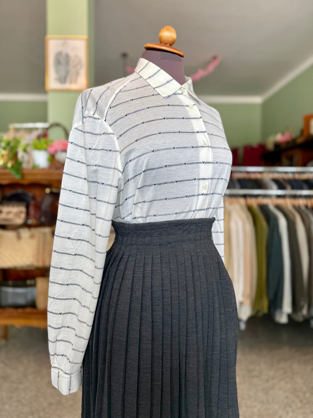 Camicia classica con micro fantasia - TG. 44