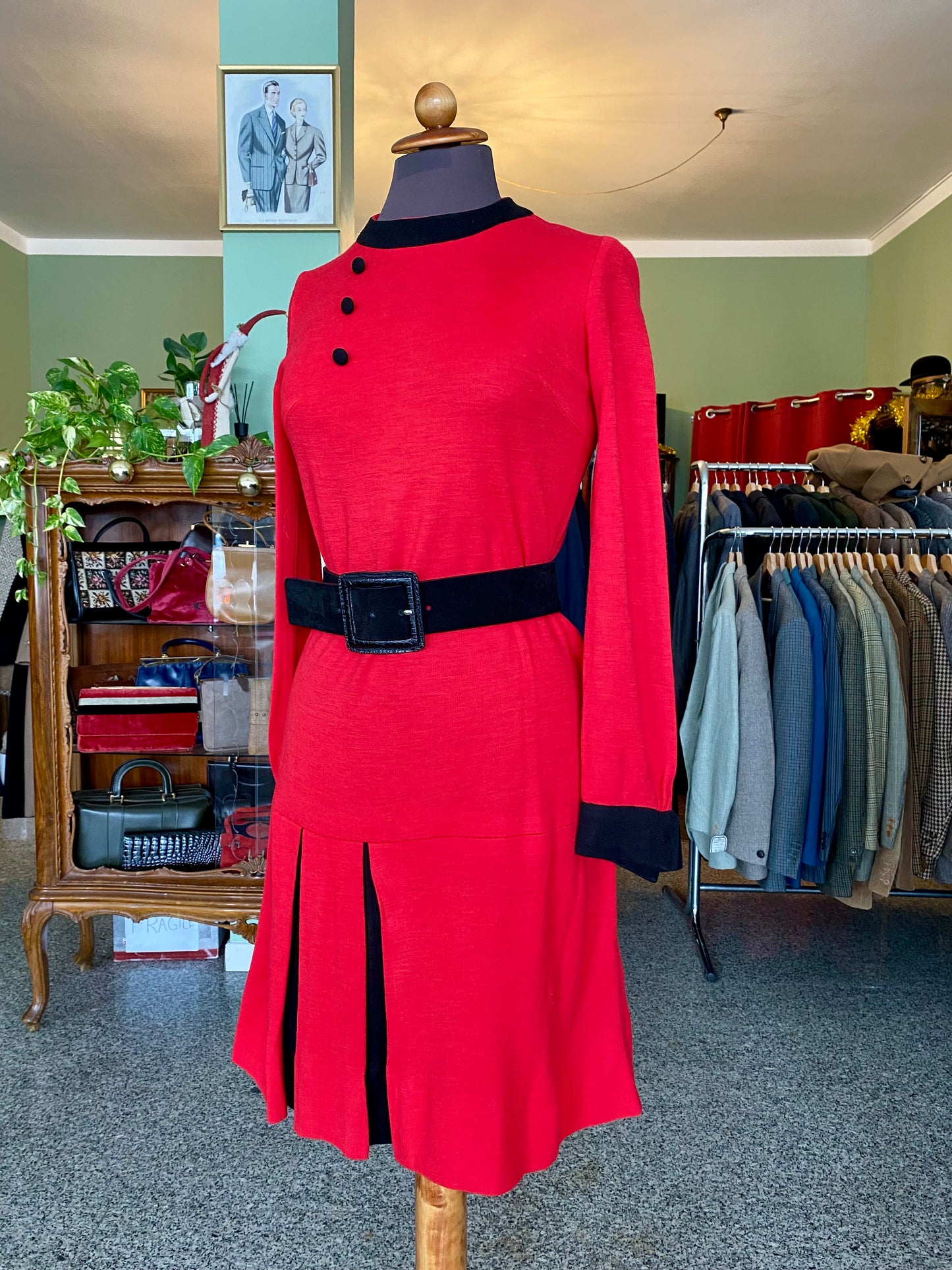 Mini dress anni ‘70 rosso - TG. 38