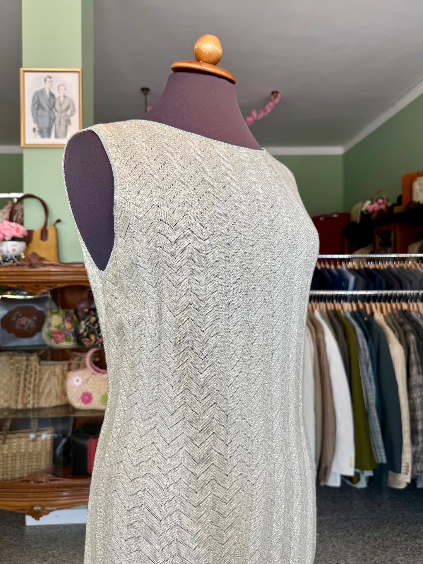 Abito chevron in maglia - TG. 42/44