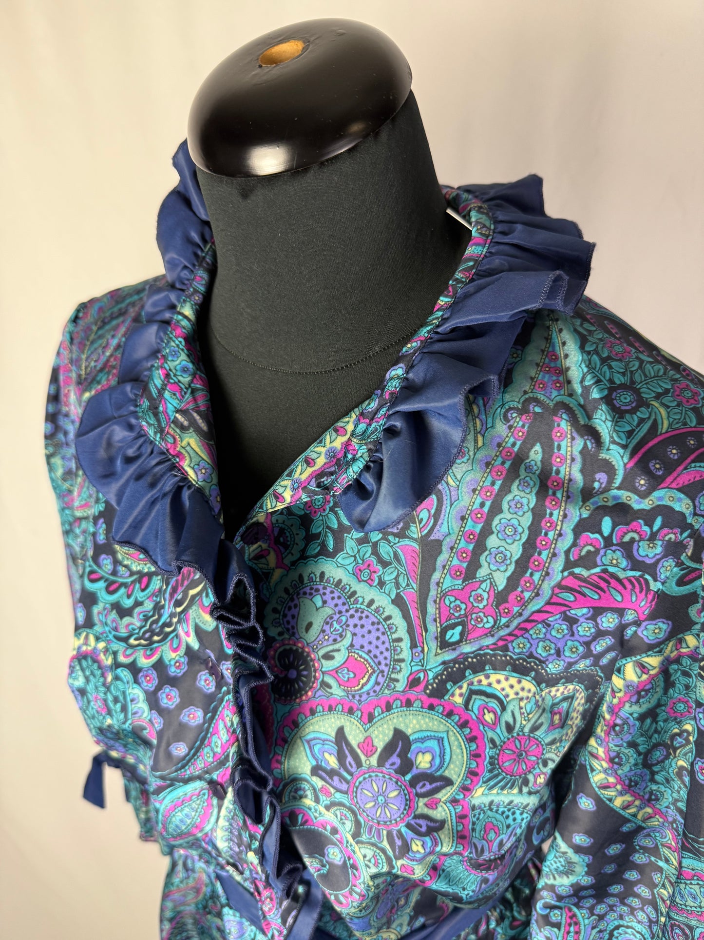 Abito anni ’80 con fantasia paisley - TG. 40/42