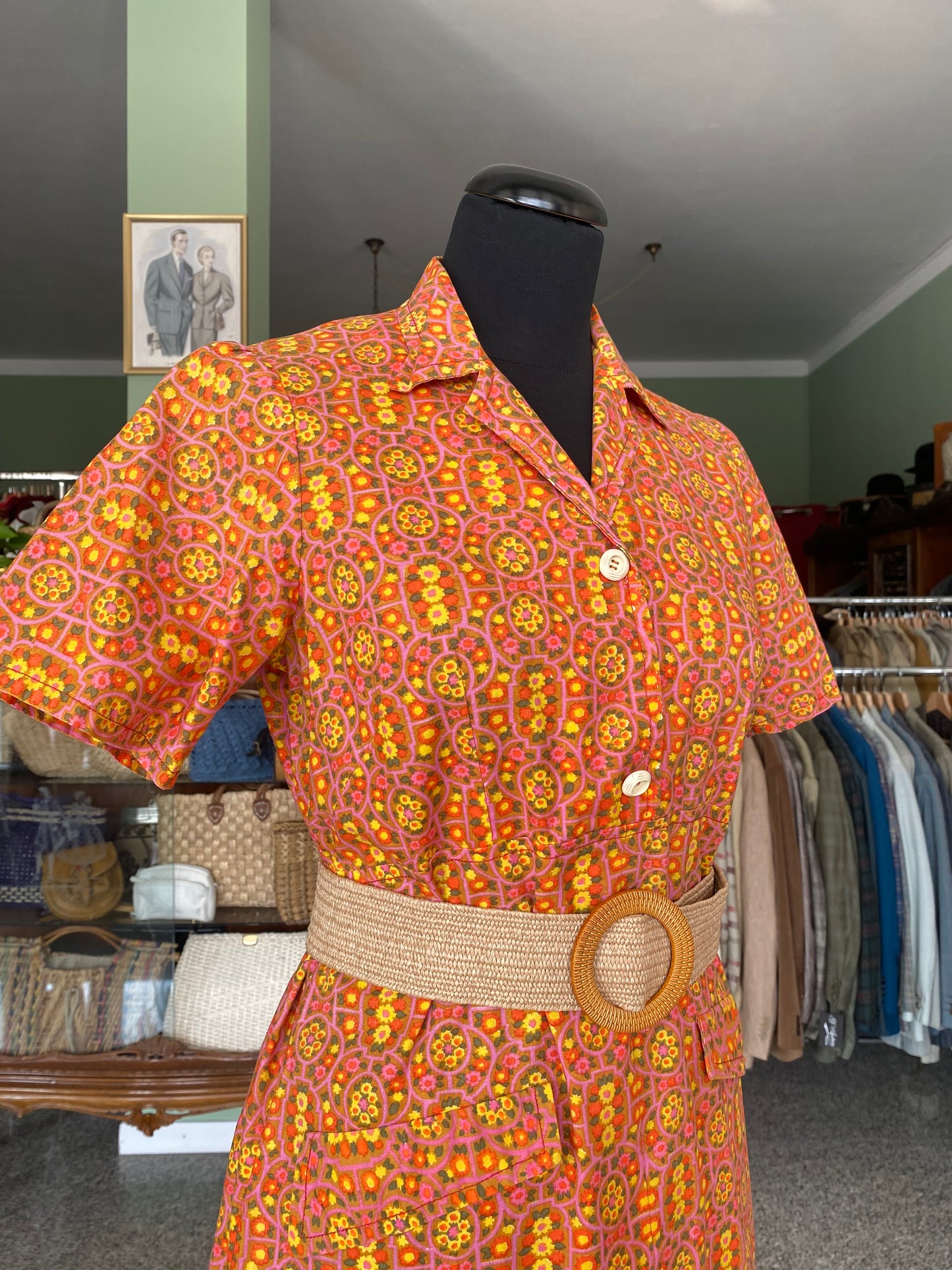 Abito in cotone fine anni ’60 – fondo di magazzino - TG. 40/42