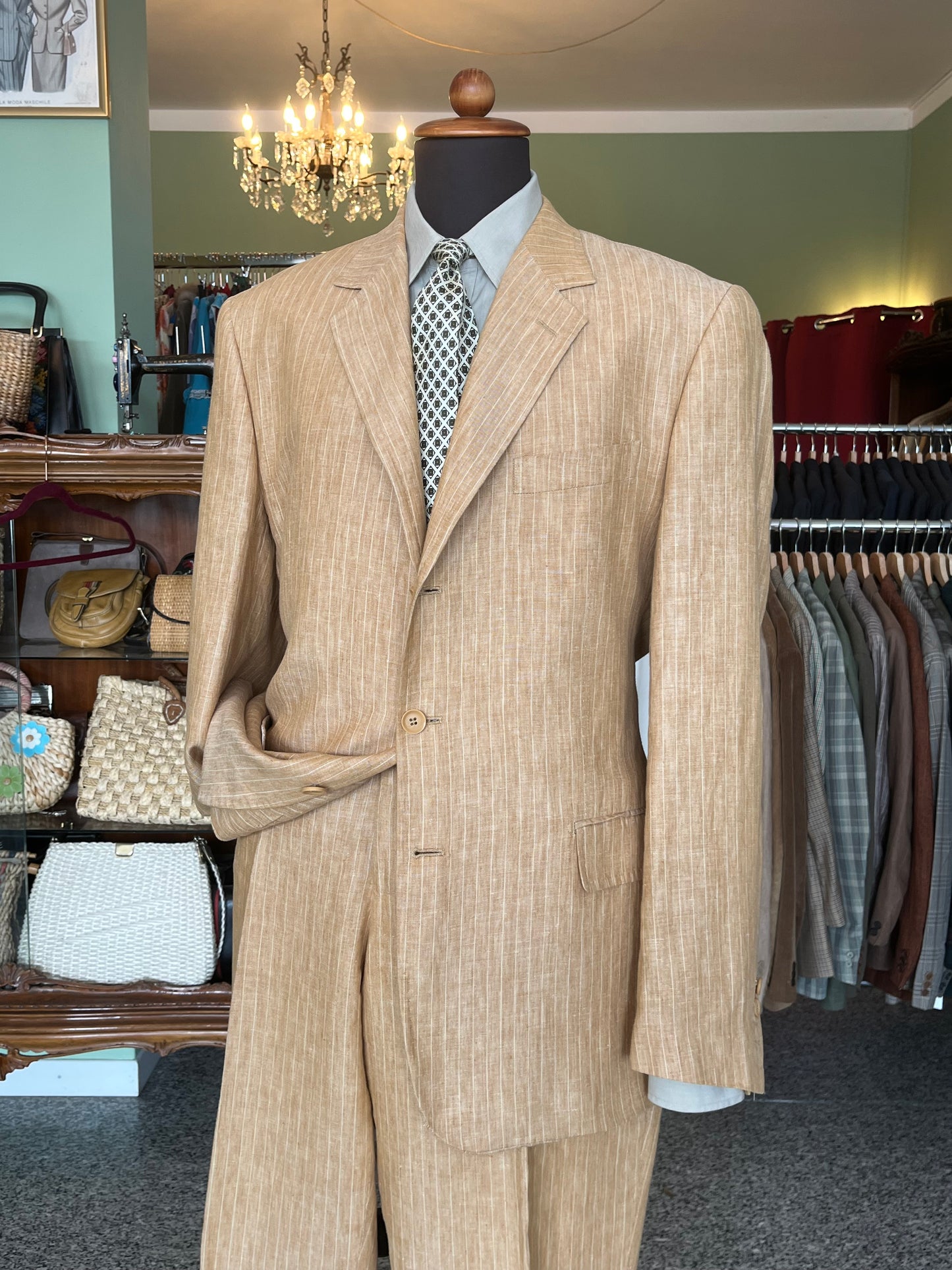 Completo in lino tg. 56