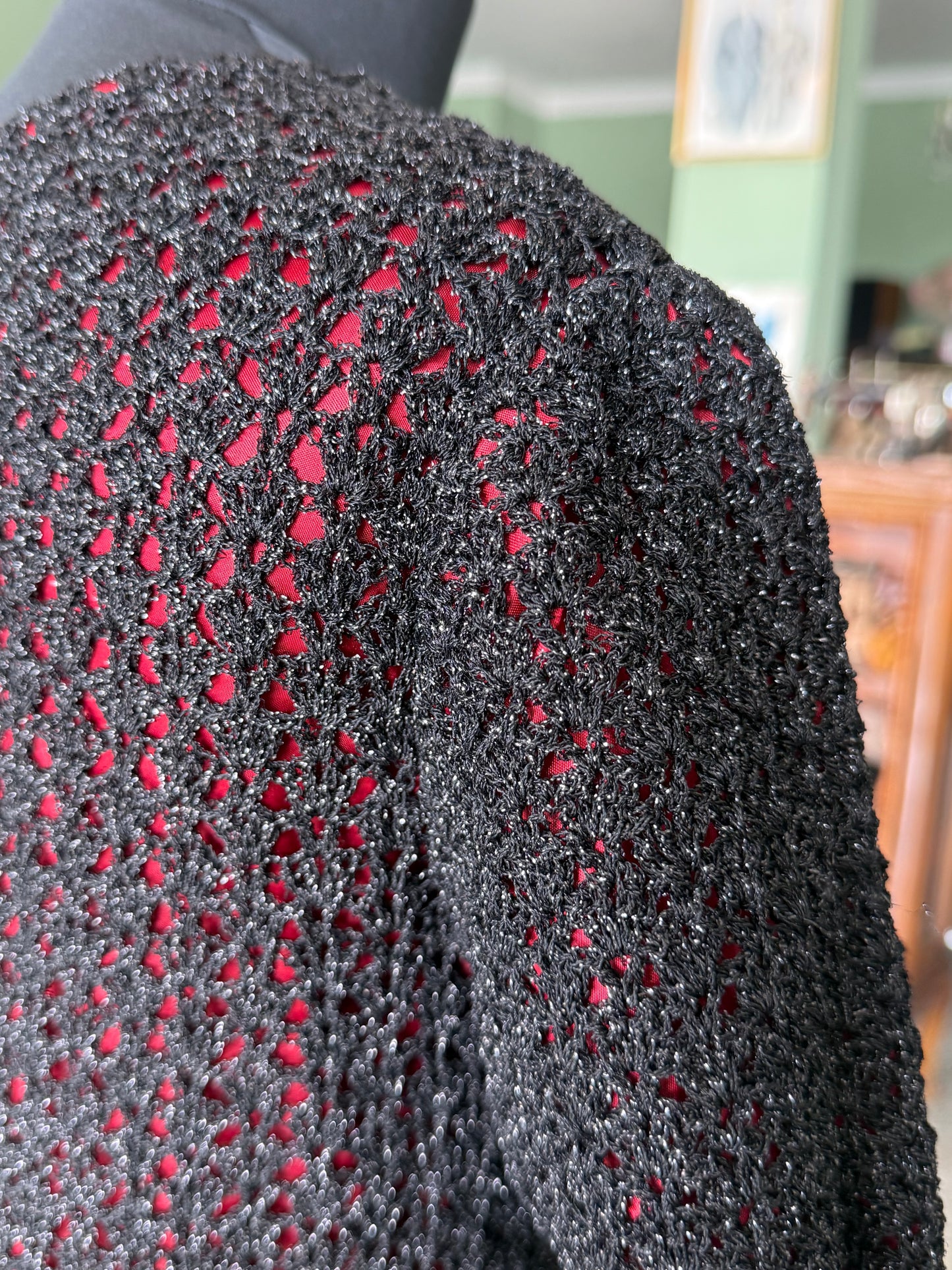 Abito anni ‘60 rosso e nero - TG. 42
