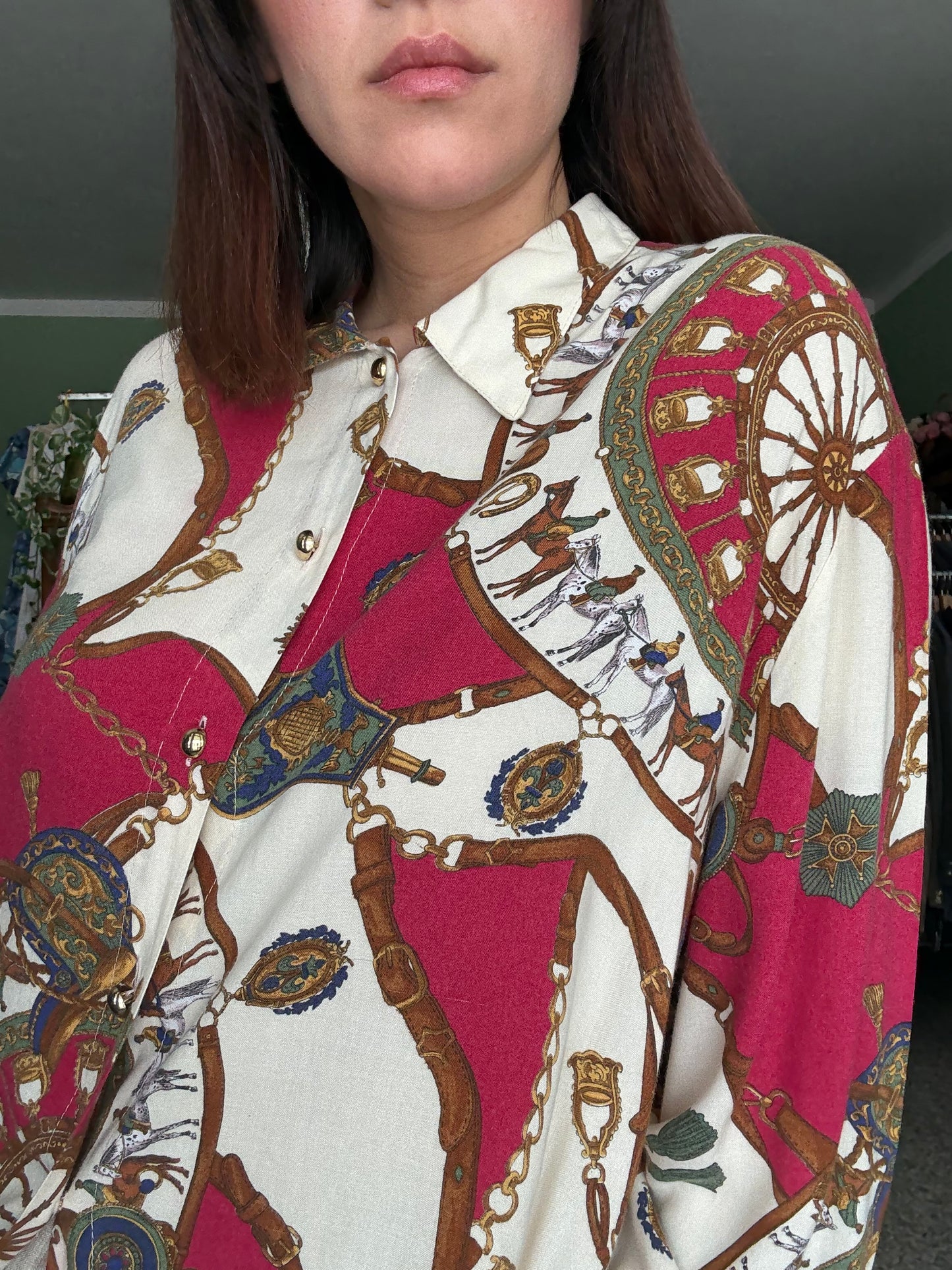 Camicia anni ‘80 barocca - TG. 48/50