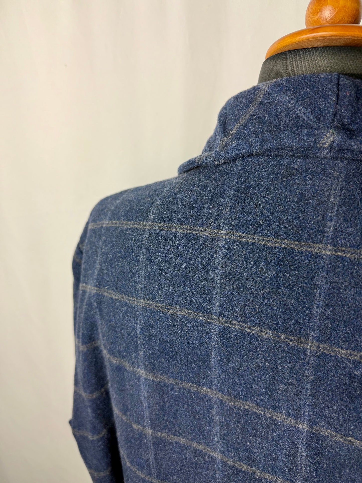 Giacca da camera blu a quadretti tg. XXL-3XL