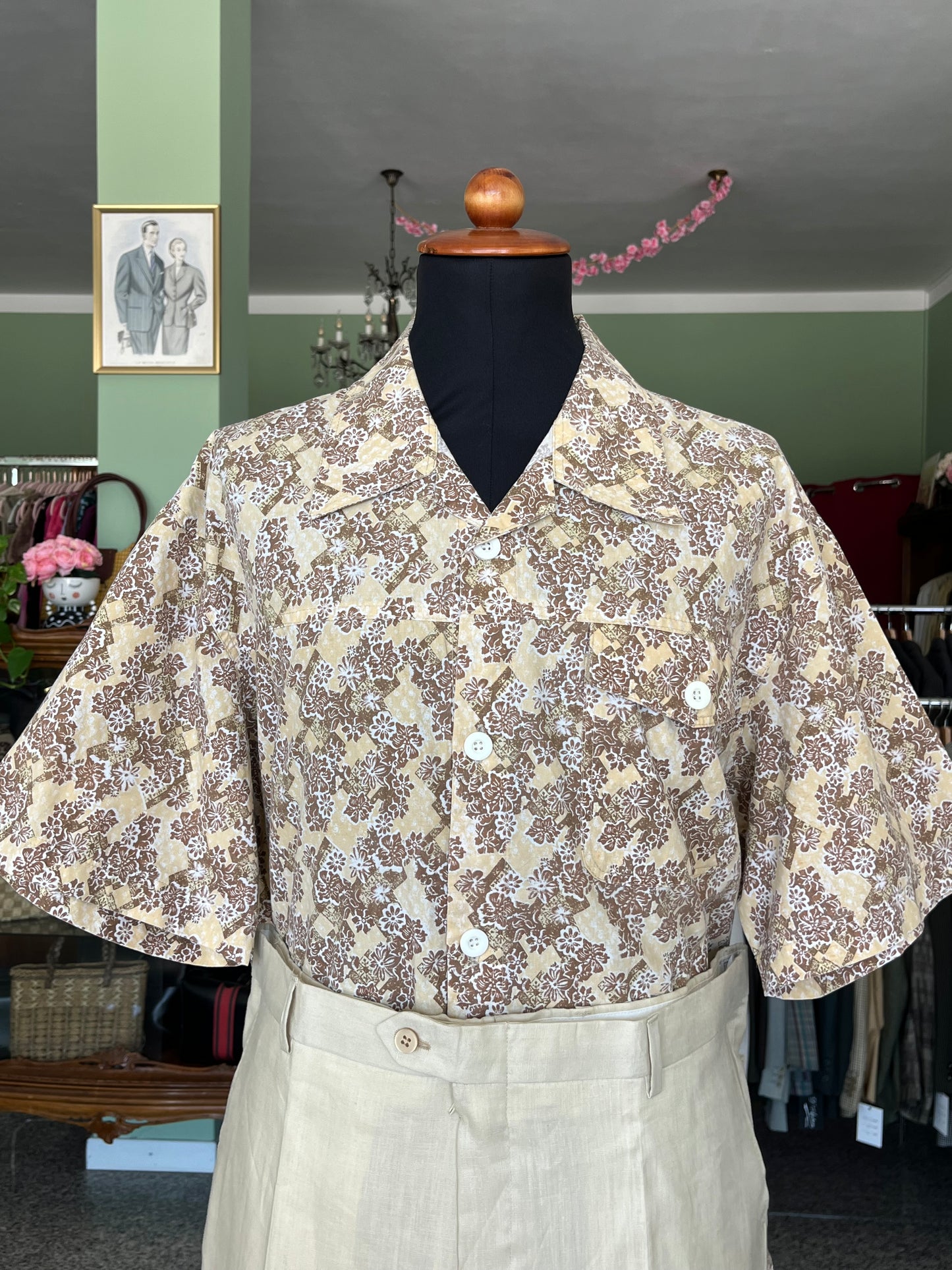 Camicia a maniche corte tg. L-XL