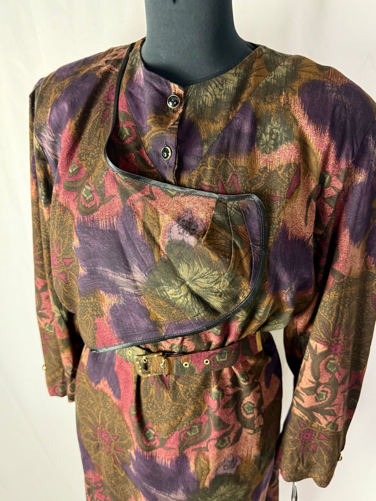 Abito anni ‘80 con fantasia arabeggiante - TG. 50