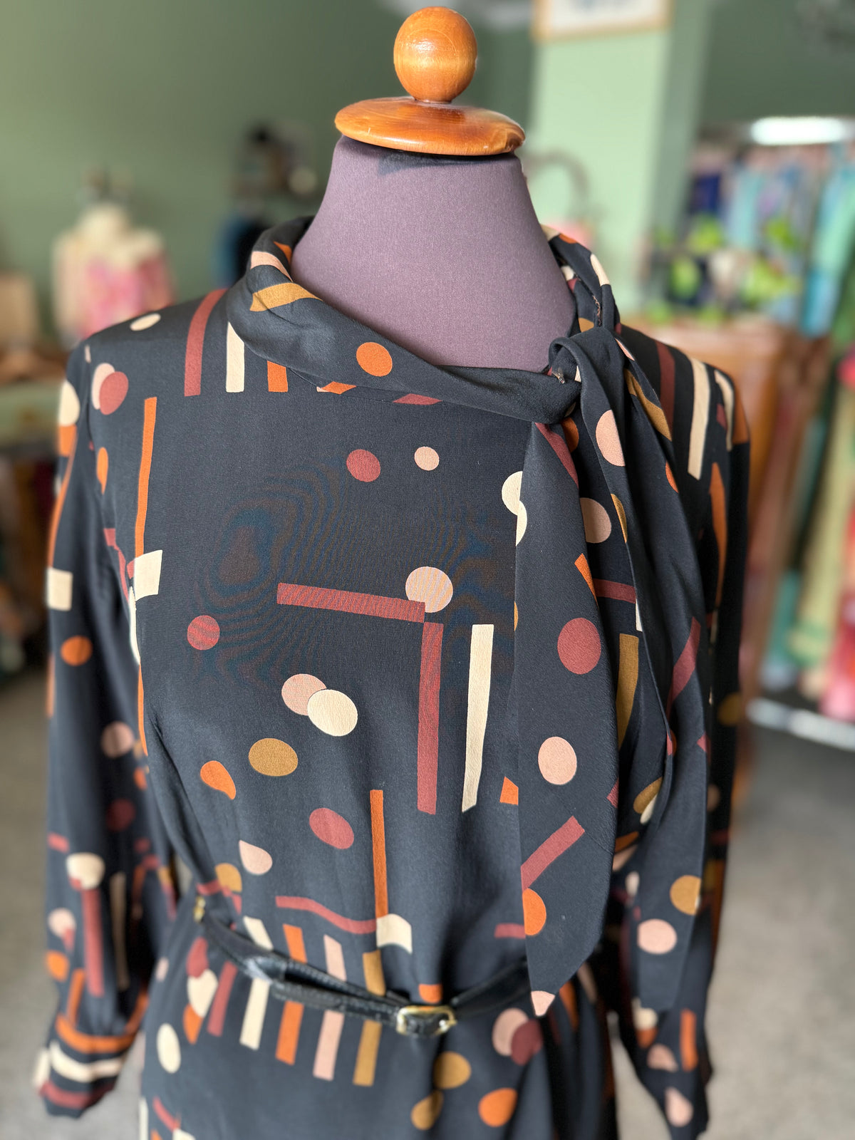 Abito sartoriale anni ‘60 in pura seta - TG. 46