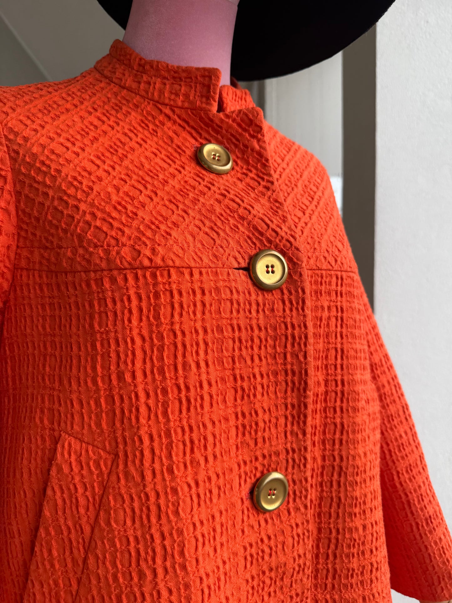 Cappotto anni ‘60 arancione - TG. 40/42