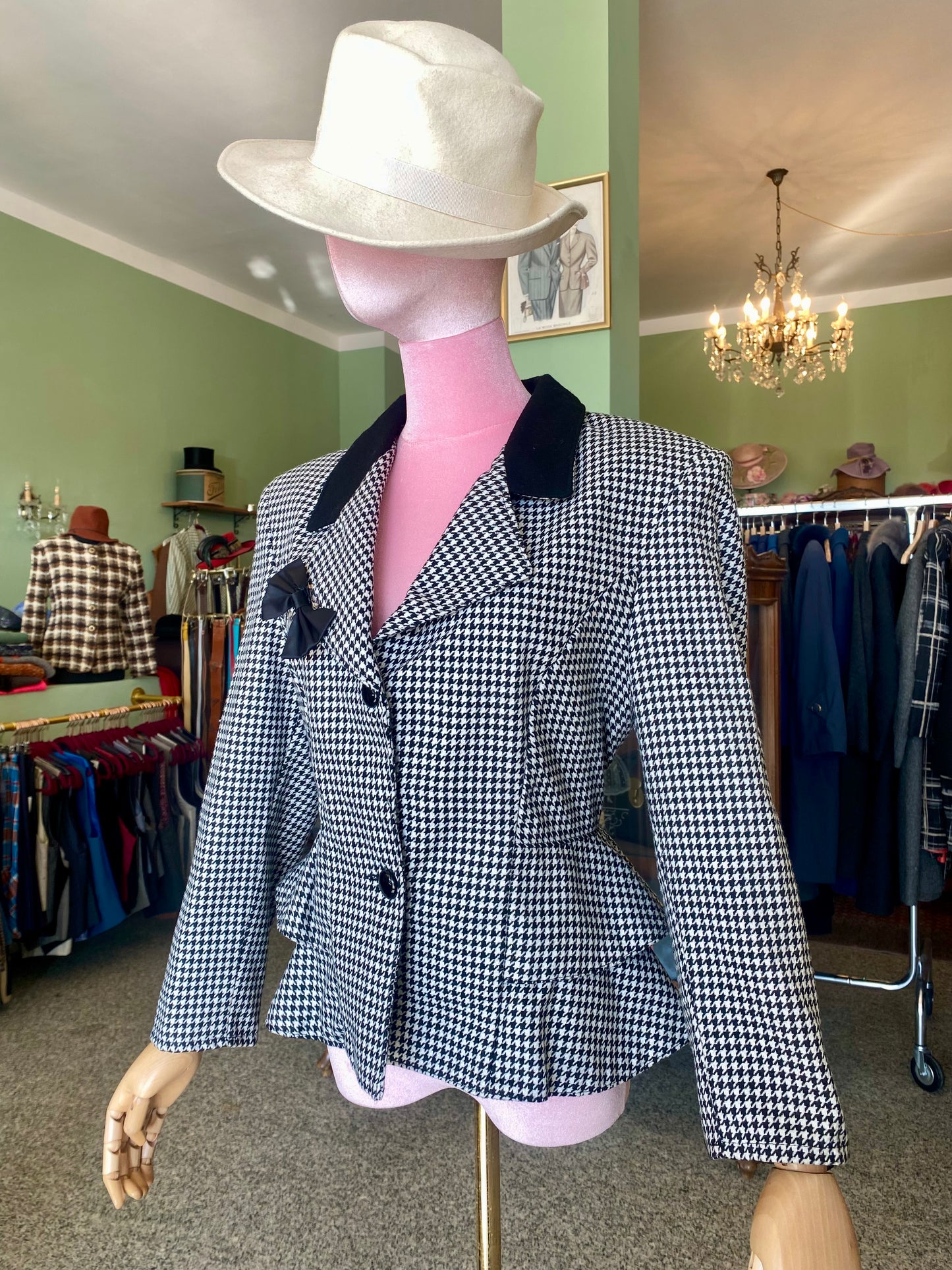 Giacca anni ‘80 modello peplum - TG. 42 circa