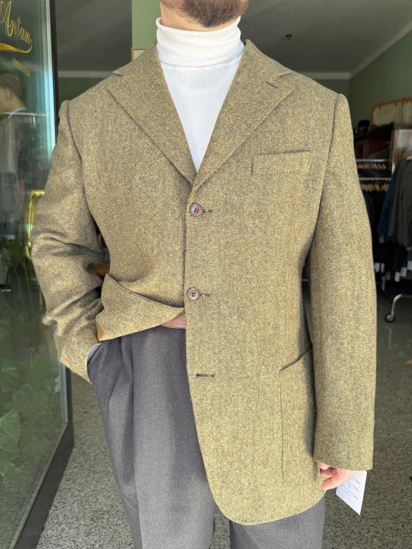 Giacca in tweed anni '80 tg. 56