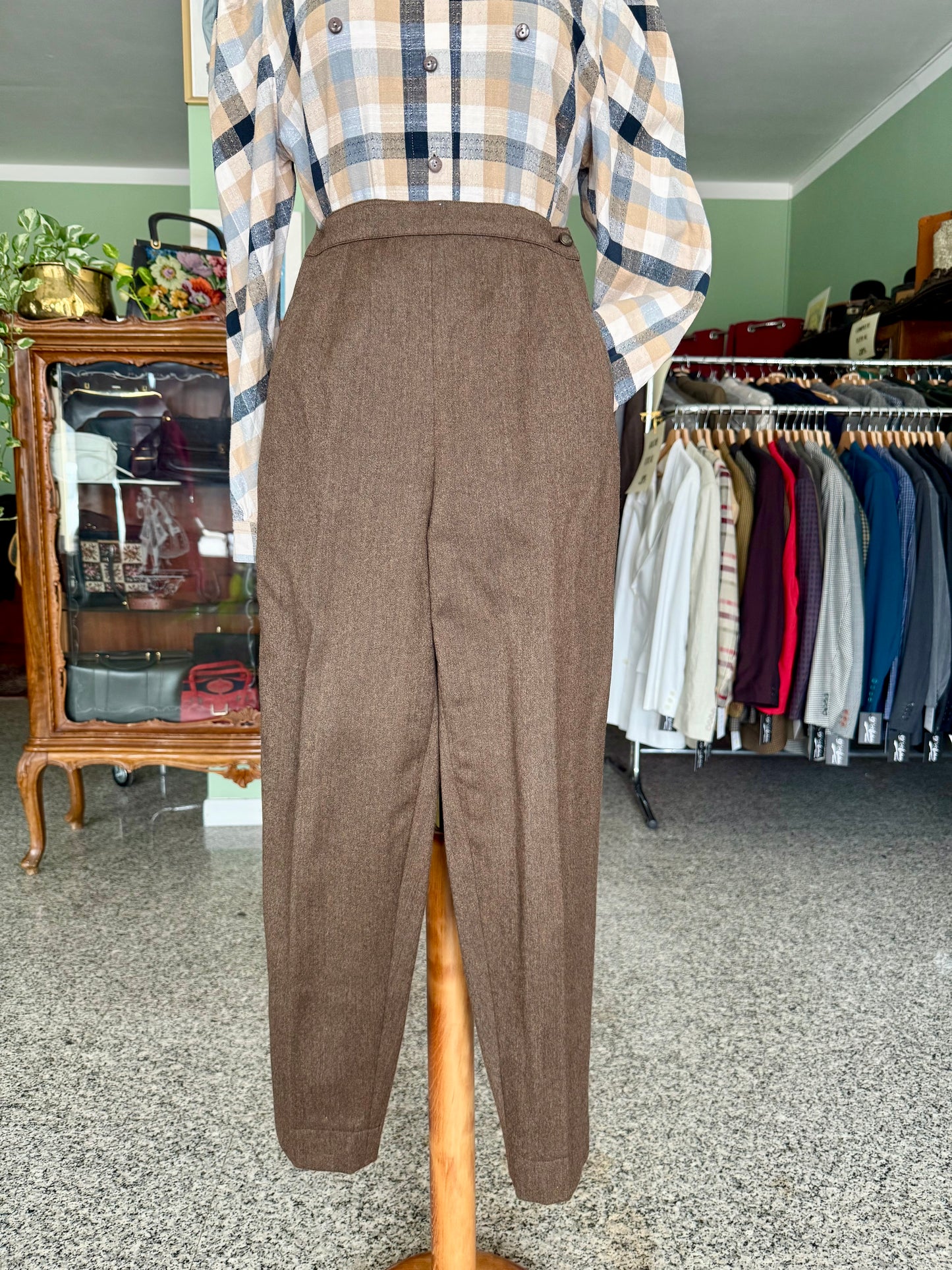 Pantaloni classici in pura lana - TG. 40