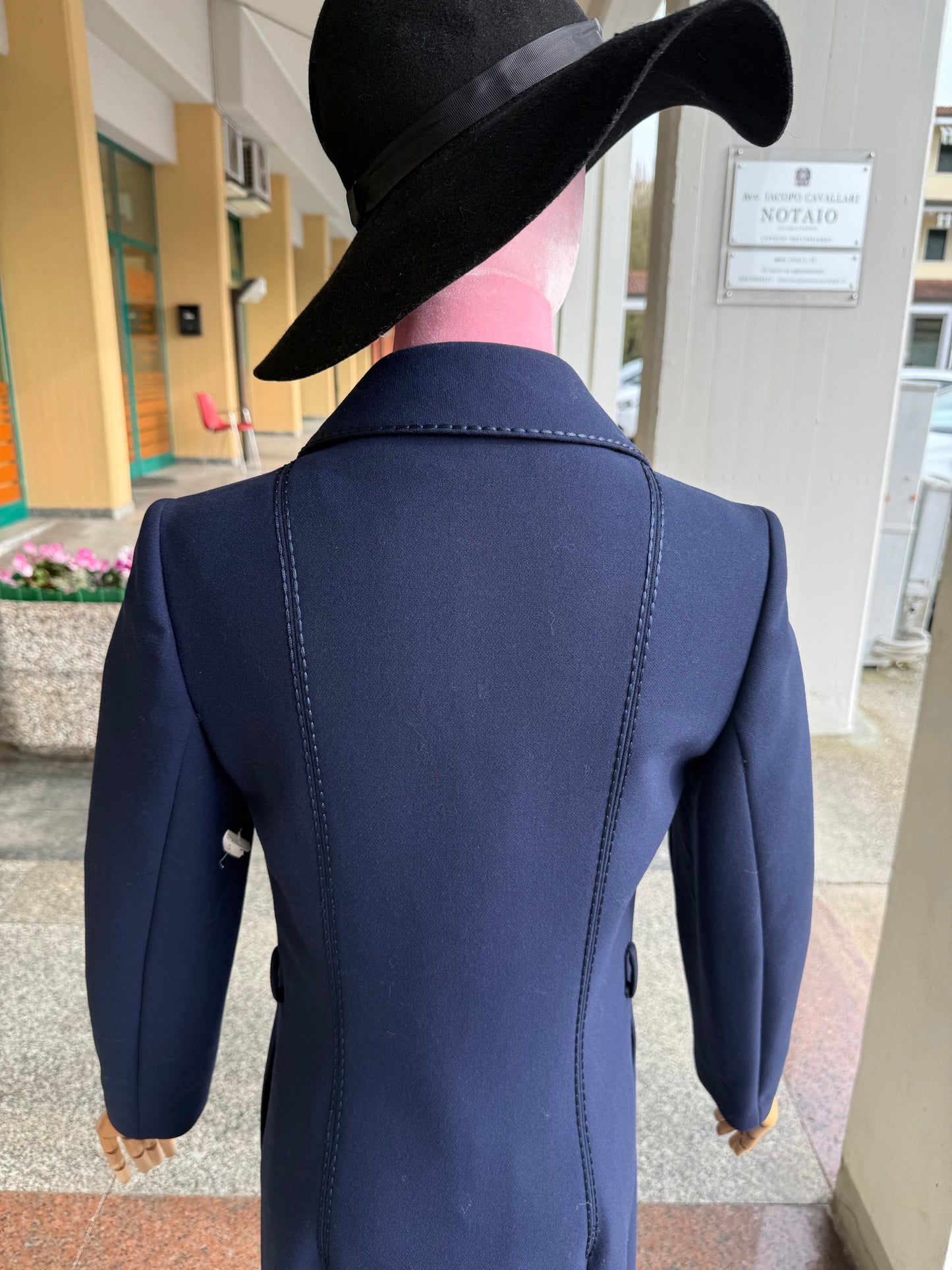 Cappotto anni ‘70 tessuto Marzotto - TG. 38