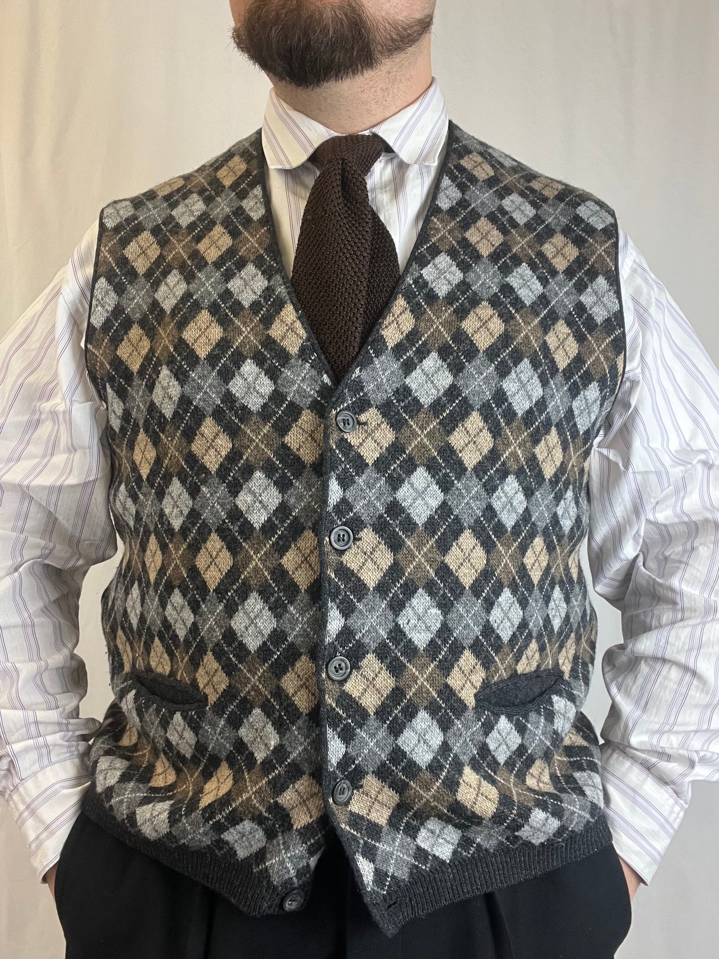 Gilet in maglia anni ‘90 tg. M-L