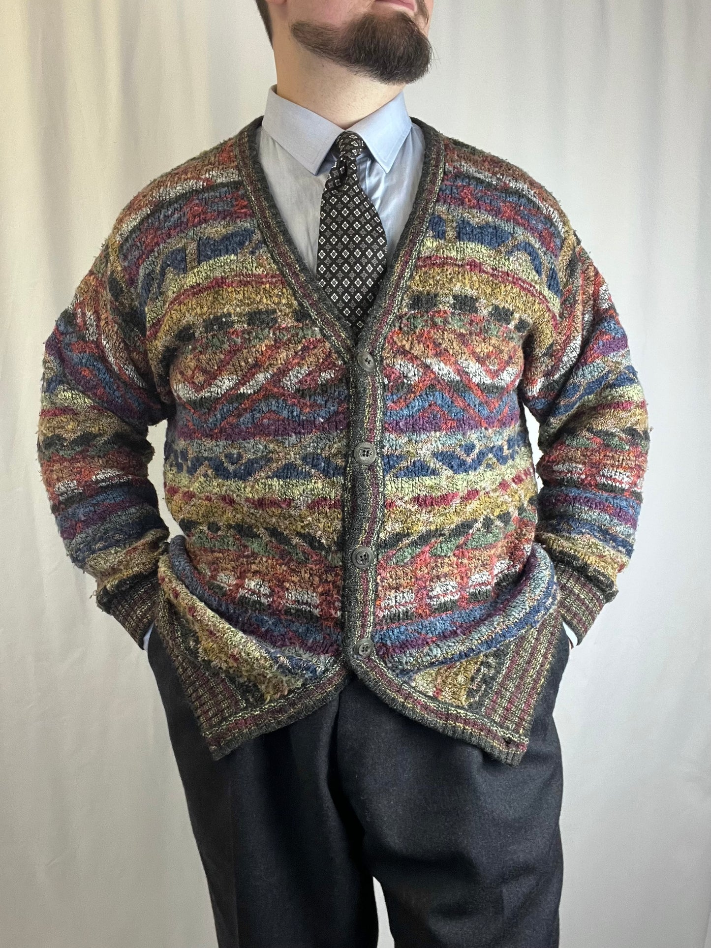 Cardigan anni '80 tg. L-XL