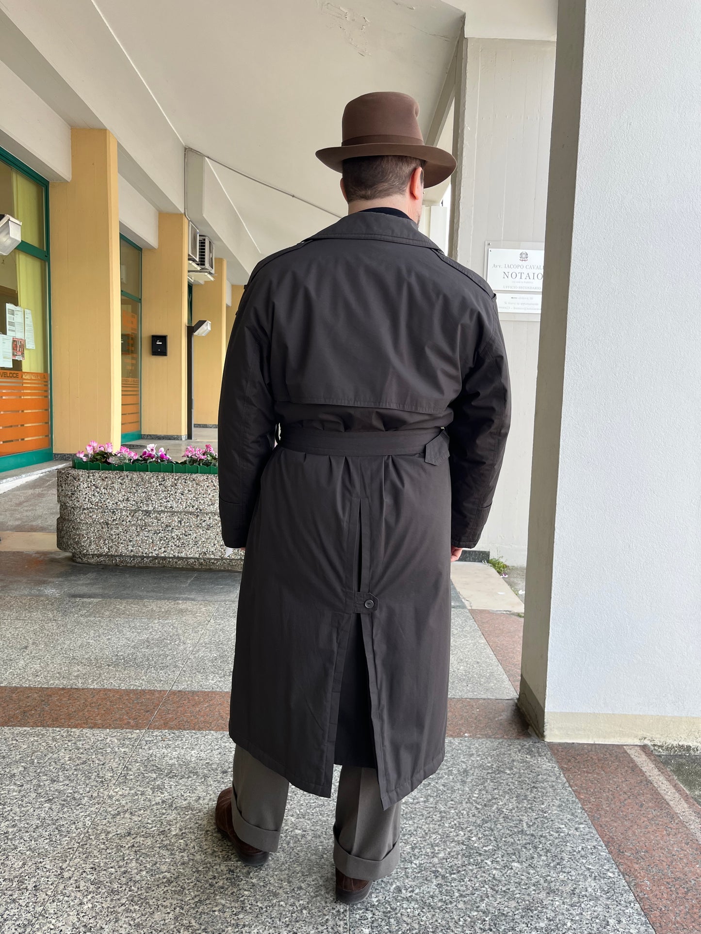Trench anni ‘90 doppiopetto tg. 54-56