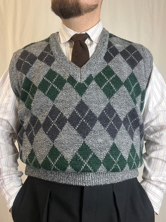 Gilet in maglia anni ‘80 tg. L-XL
