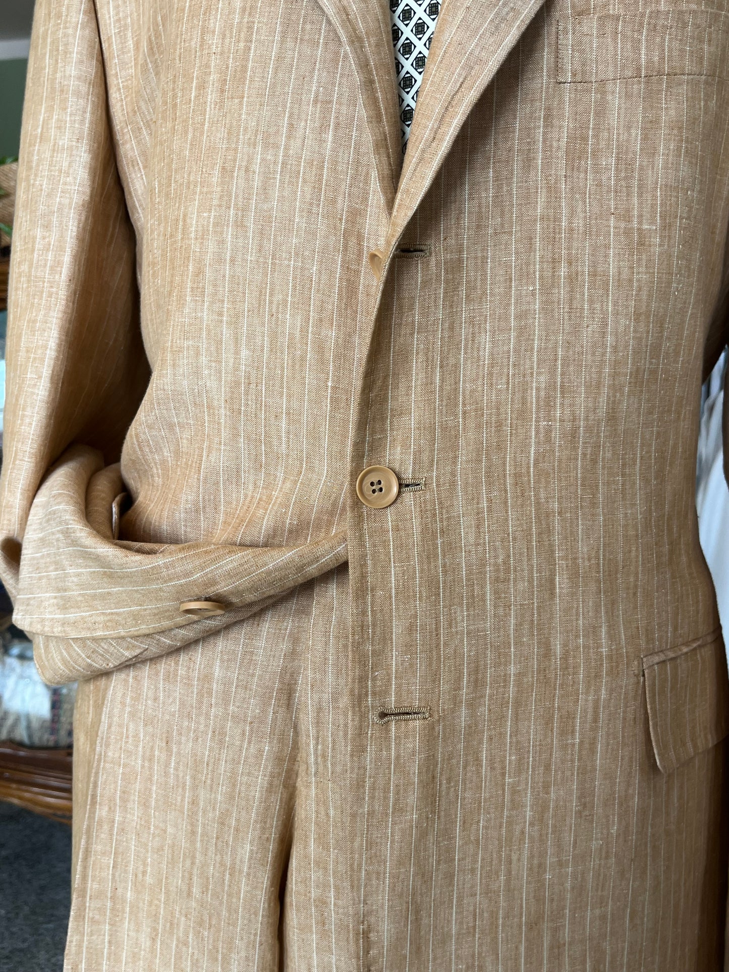 Completo in lino tg. 56