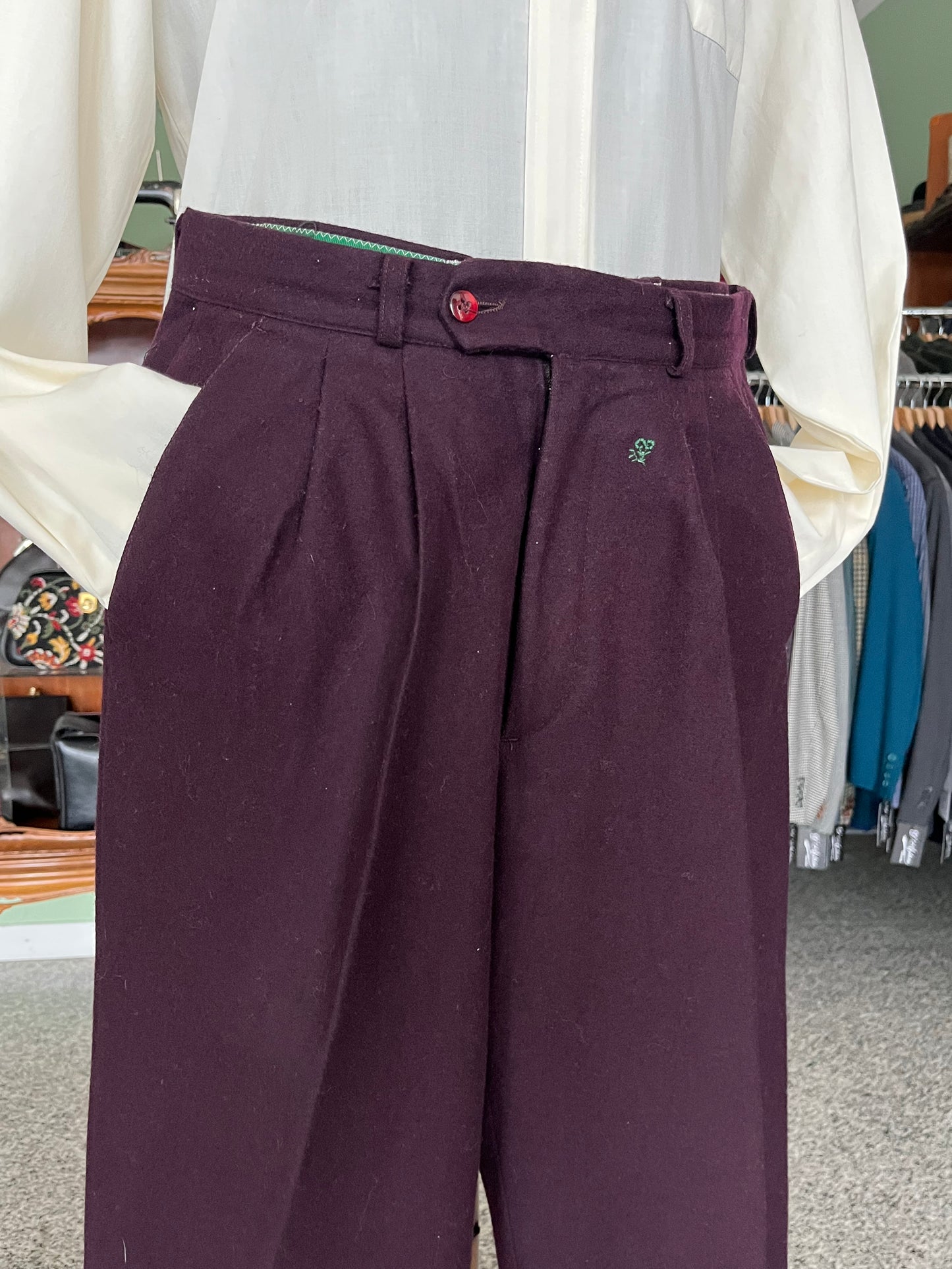 Calzoni anni ‘80 flanella tg. 46-48