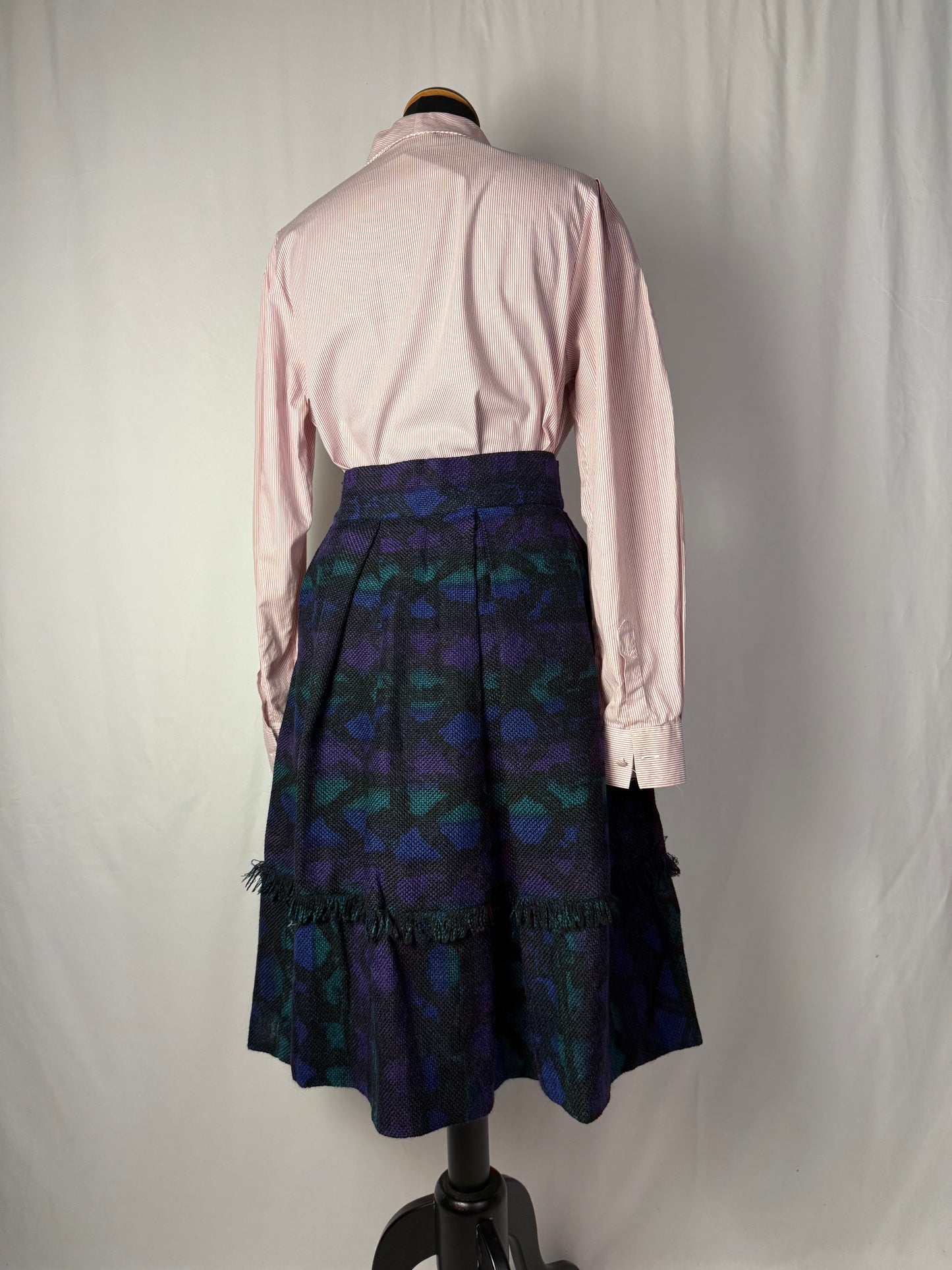 Camicia in cotone con colletto in pizzo - TG. 44 circa