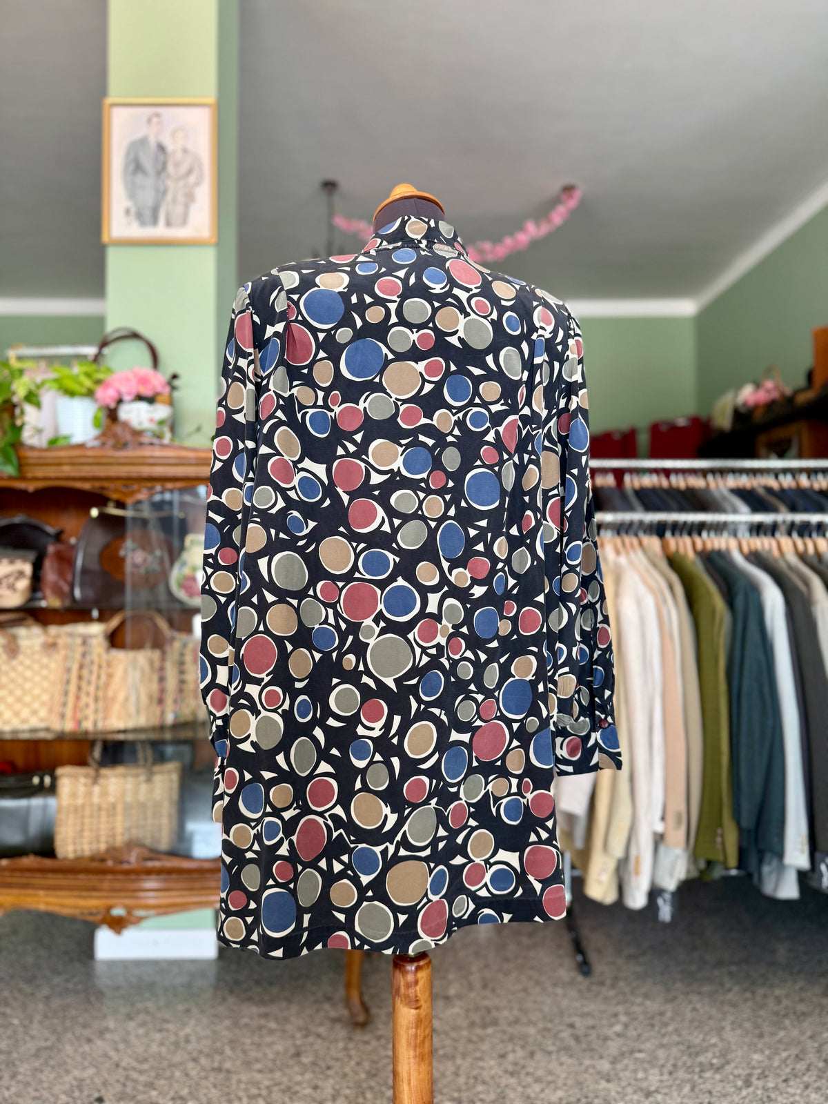 Camicia anni ‘80 in pura seta - TG. 50/52