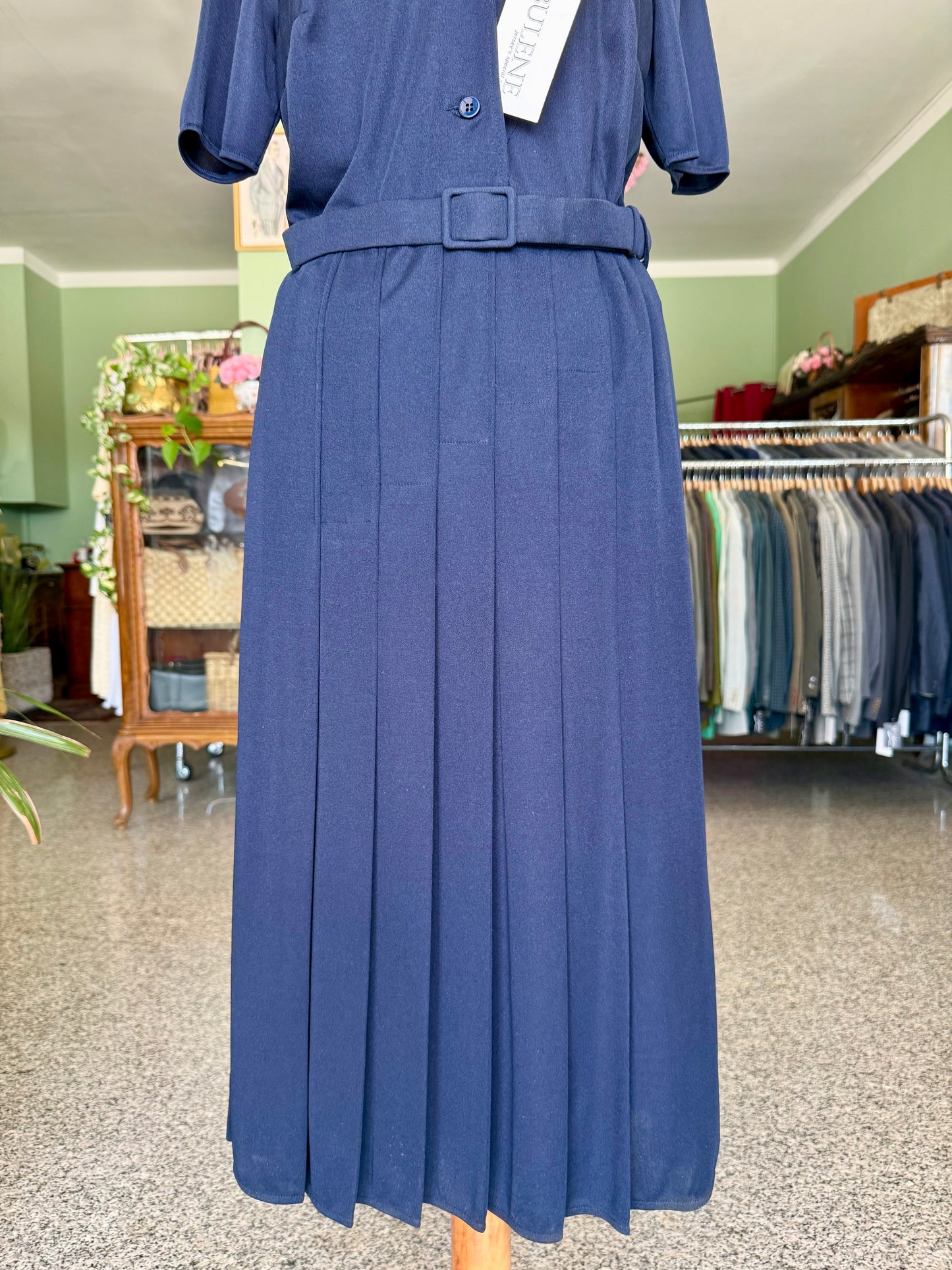 Abito anni ‘70 blu navy - TG. 42/44