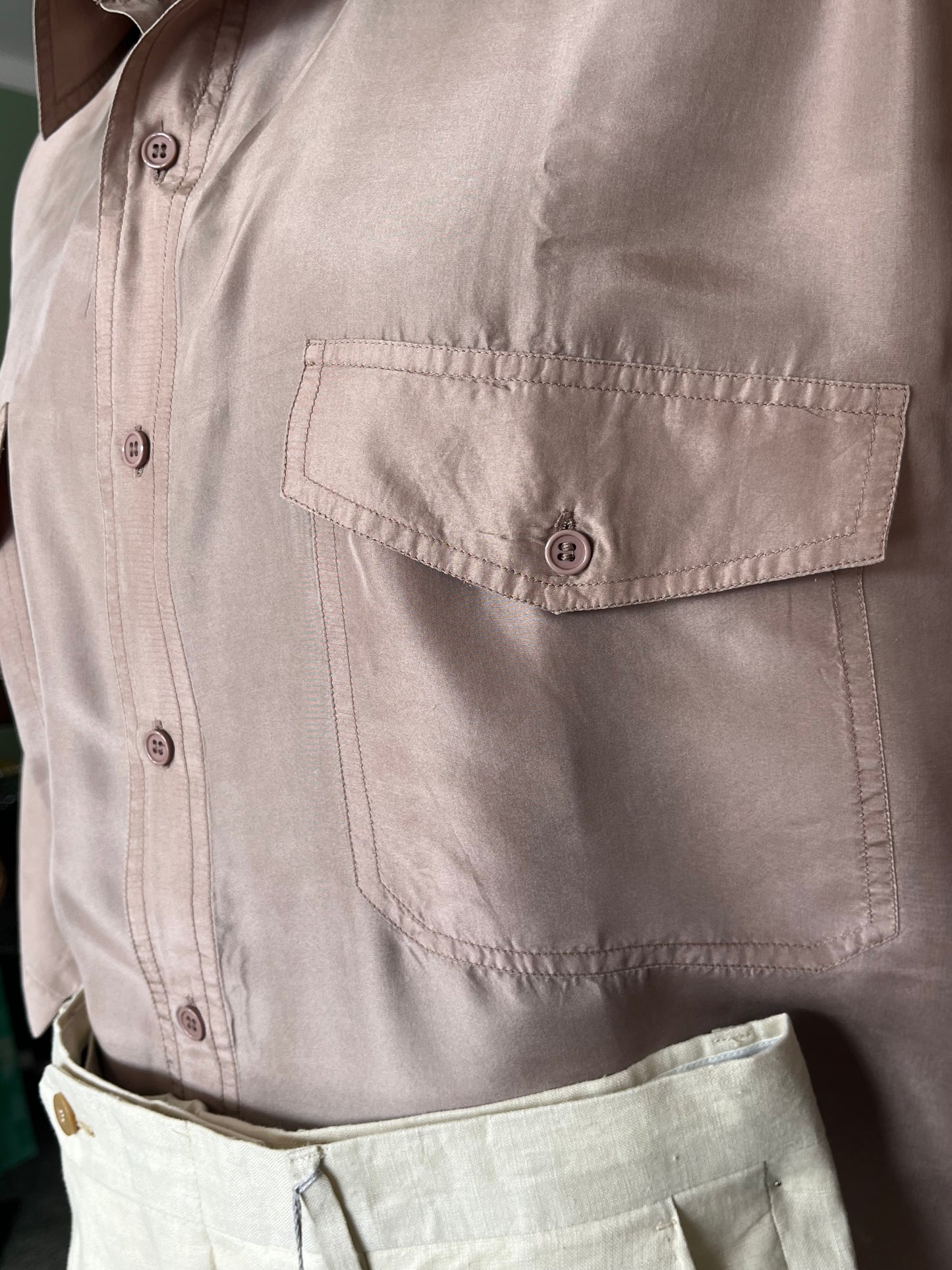 Camicia a maniche corte tg. L-XL