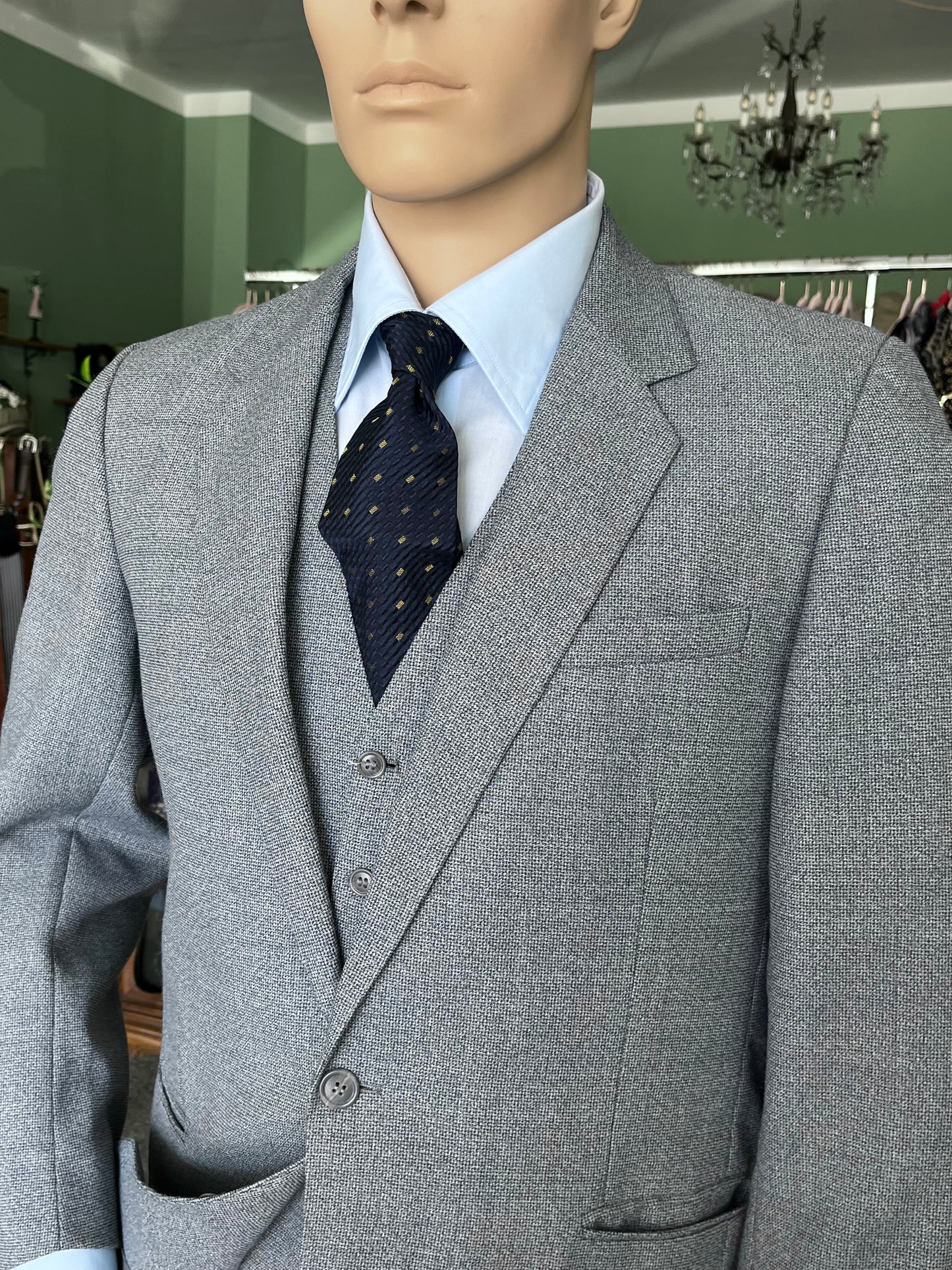 Completo tre pezzi anni '70 tg. 48