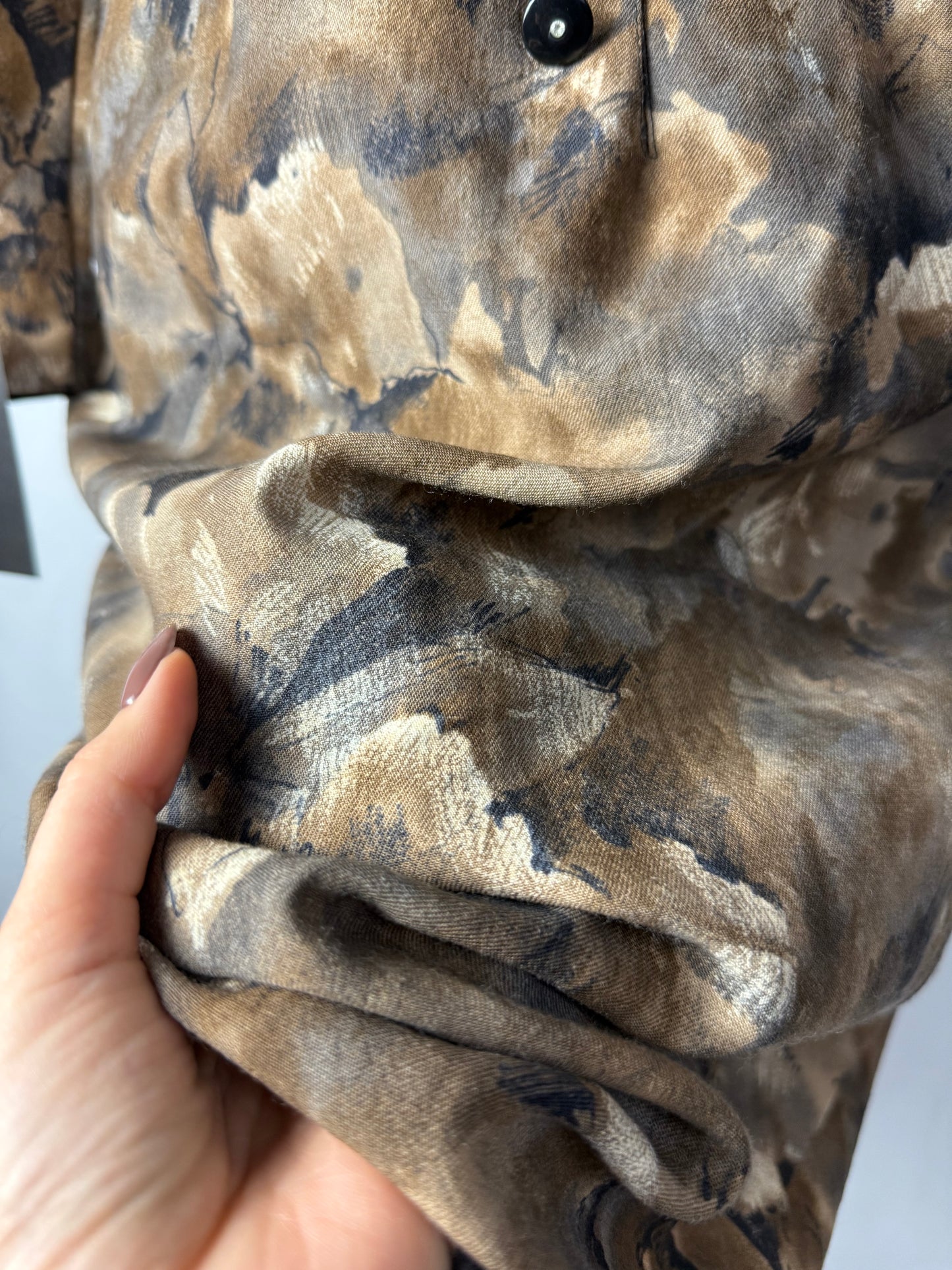 Abito anni ‘80 lana stampata - TG. 44