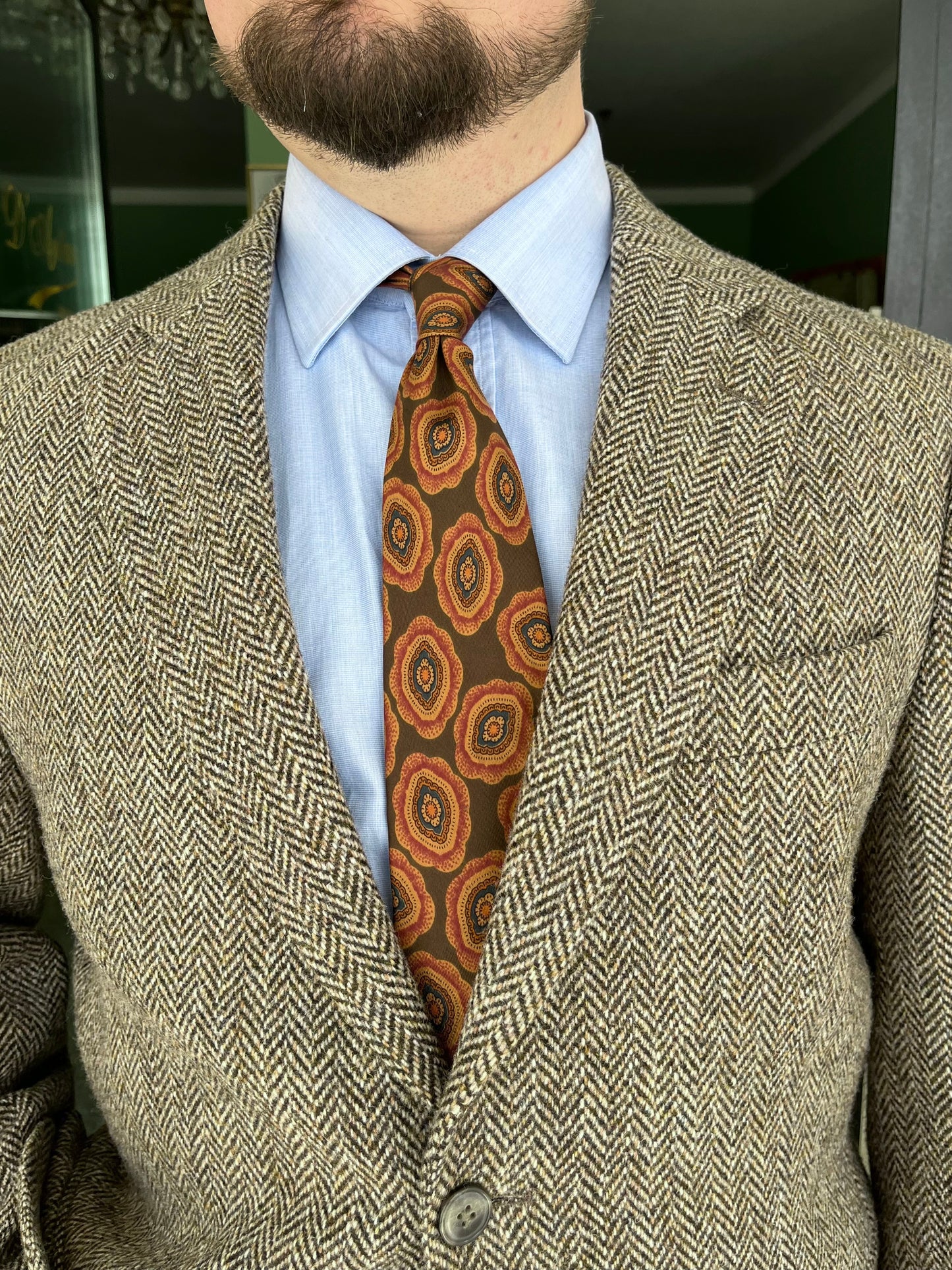 Giacca anni ‘80 Harris Tweed tg. 52-54