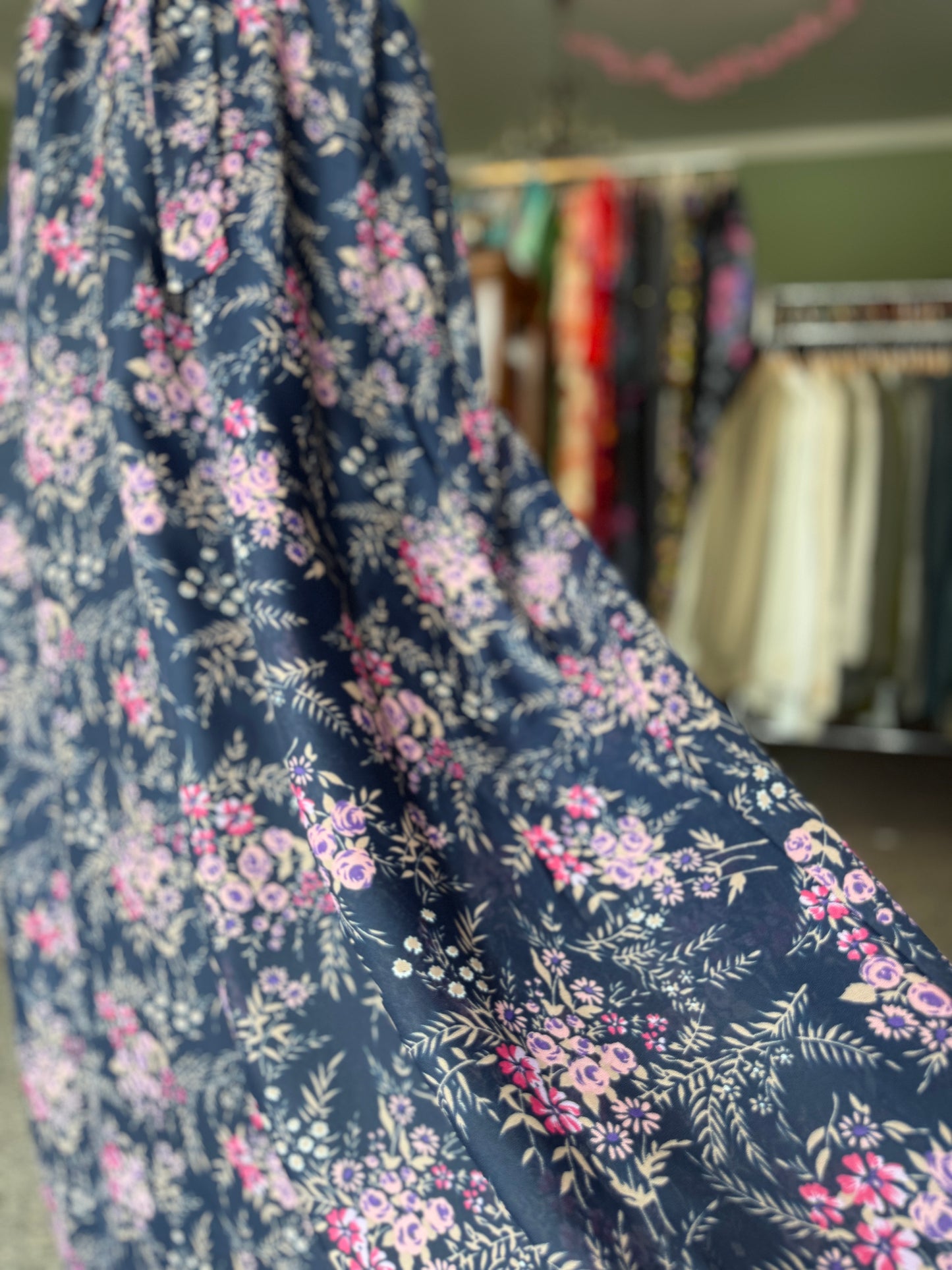Maxi dress anni ‘70 floreale - TG. 42