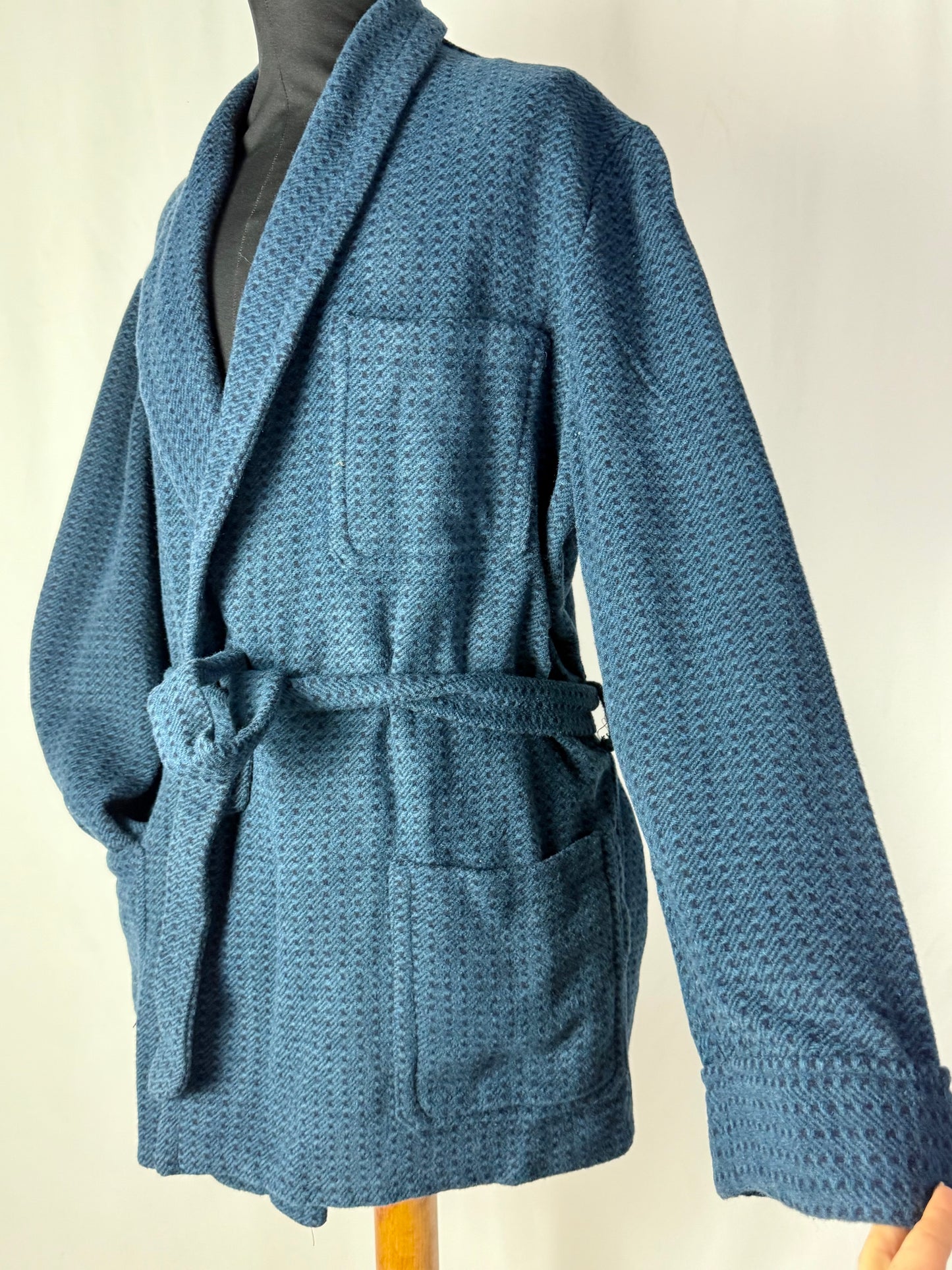 Giacca da camera petrolio tg. M-L