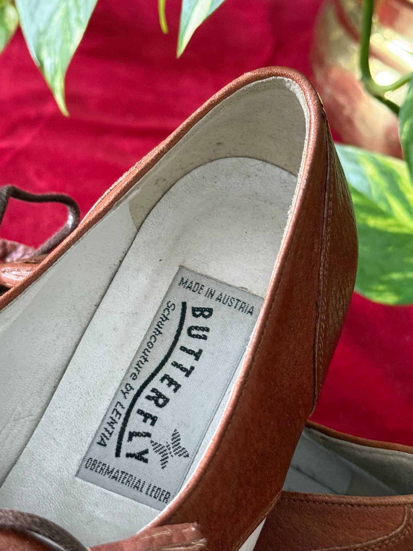 Scarpe bicolore in pelle - NR. 37