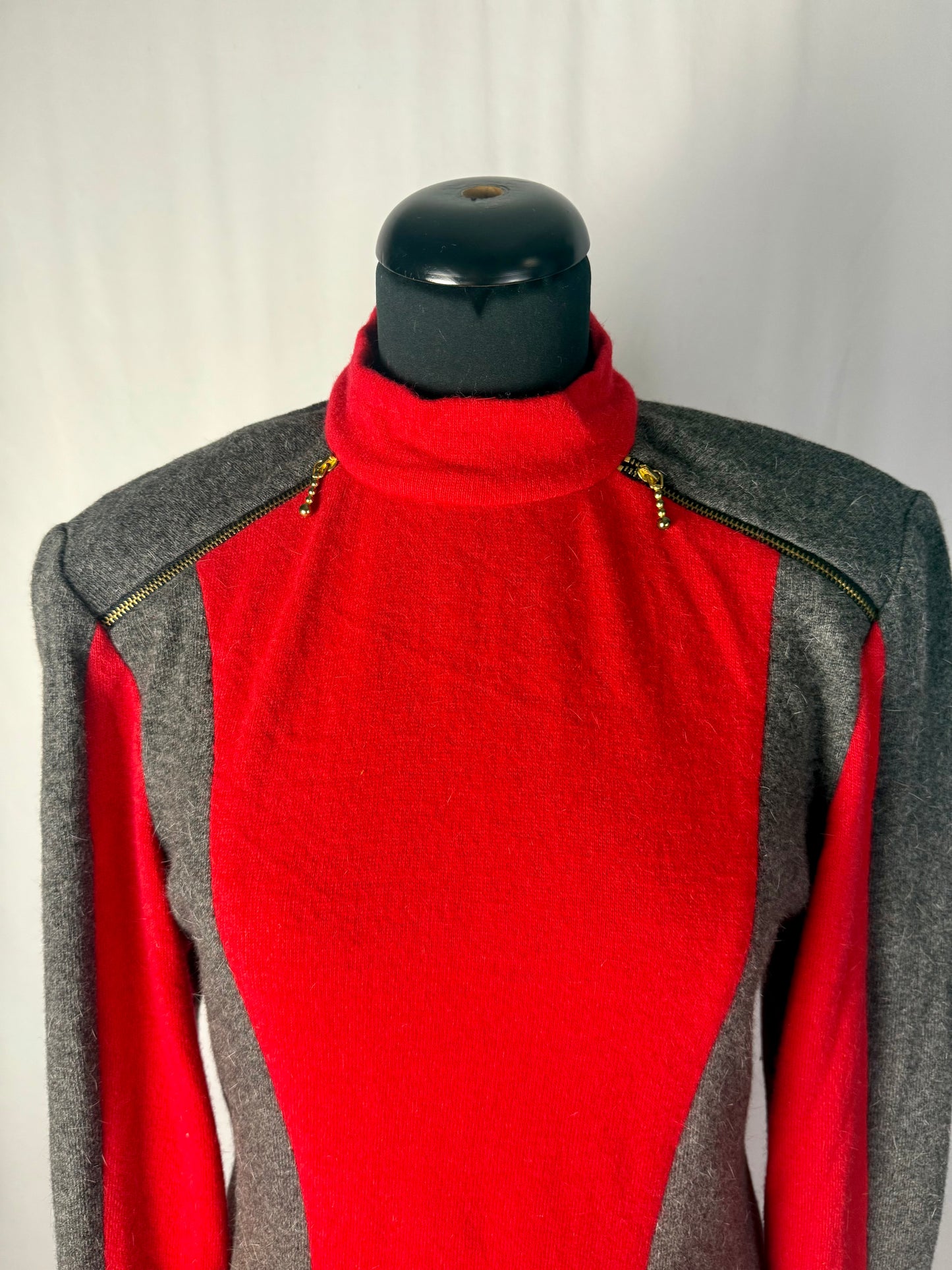 Abito color block in lana - TG. 44/46