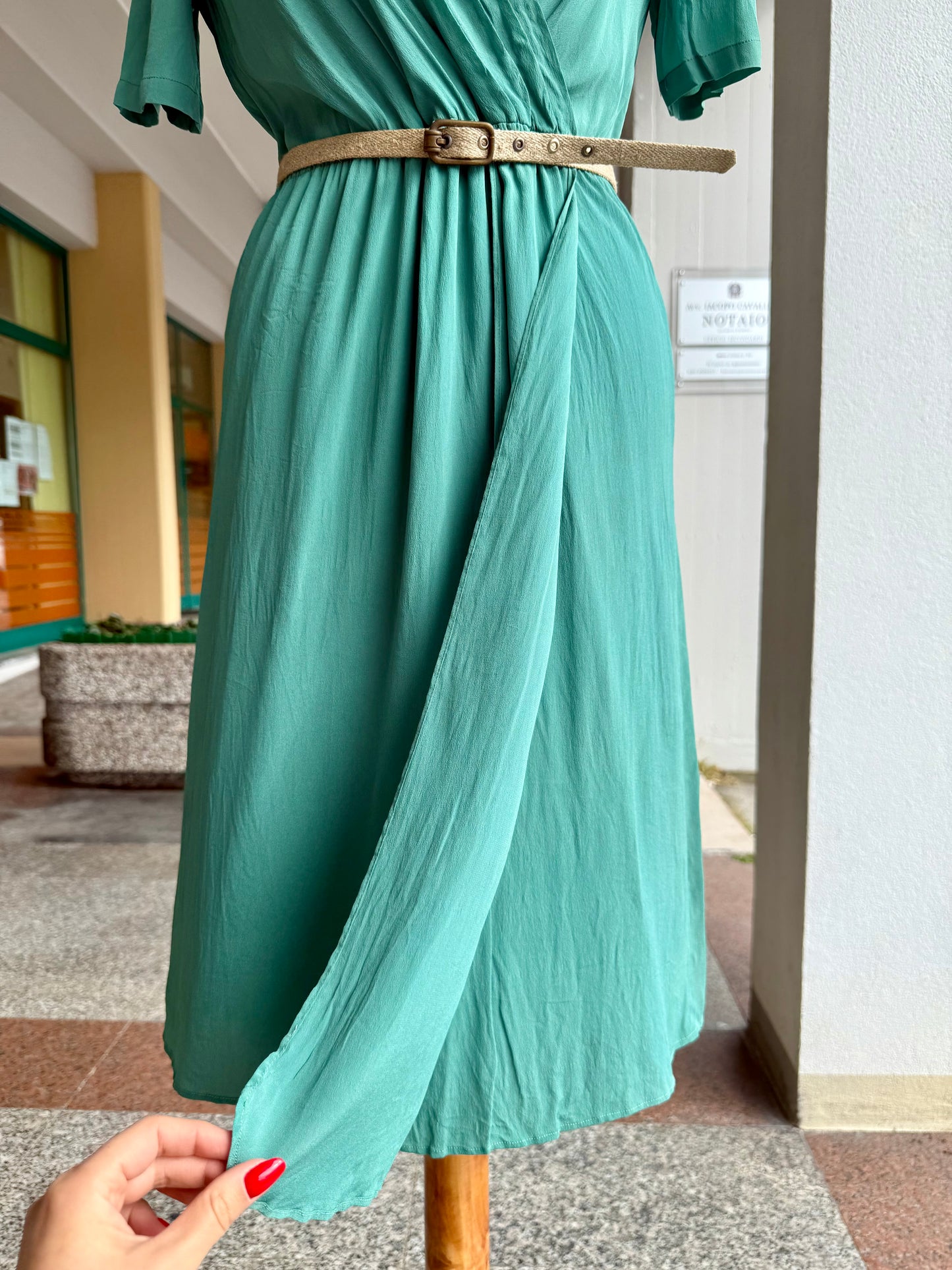 Abito pura seta tiffany - TG. 42/44