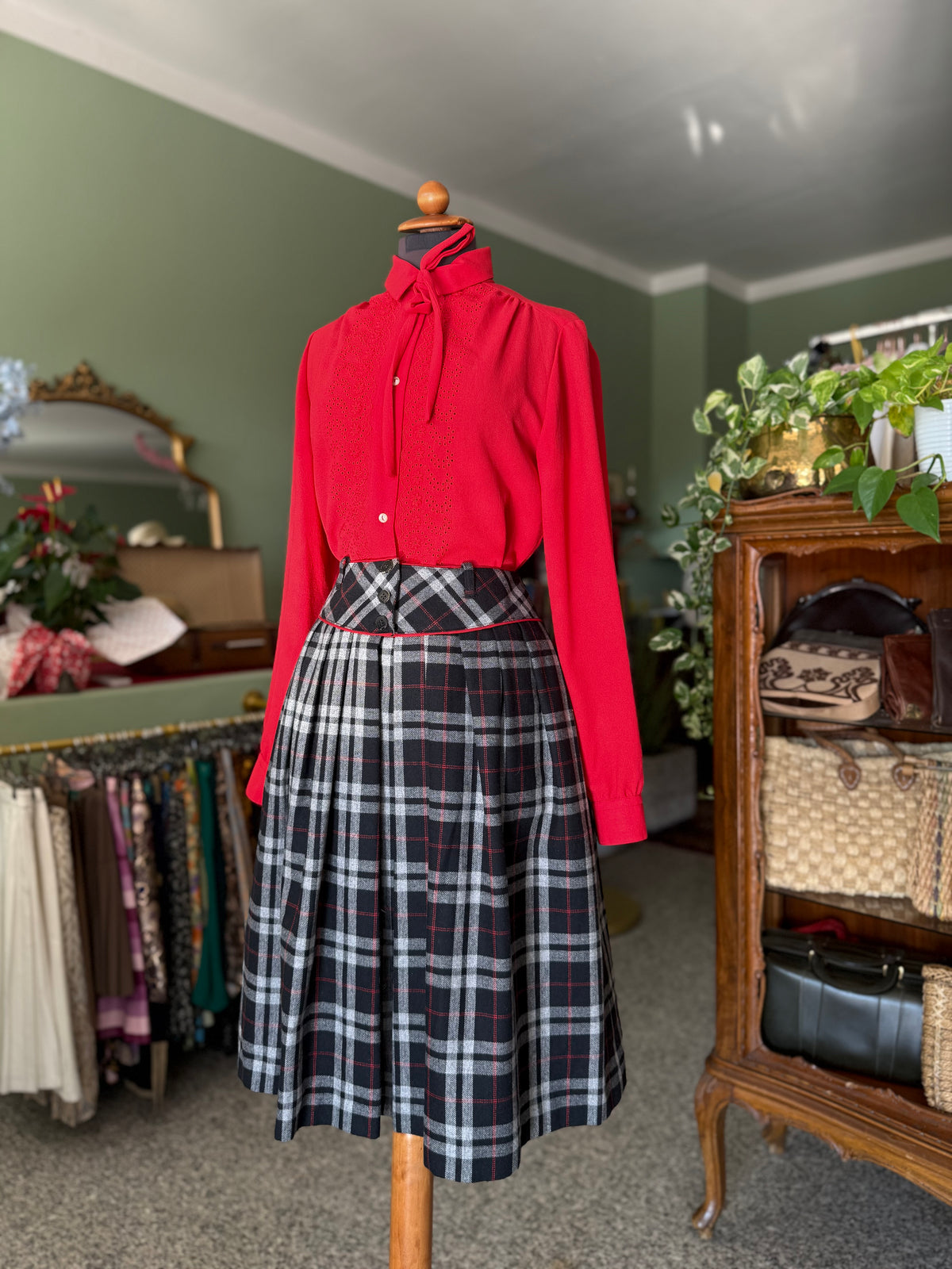 Gonna tartan in pura lana - TG. 38/40