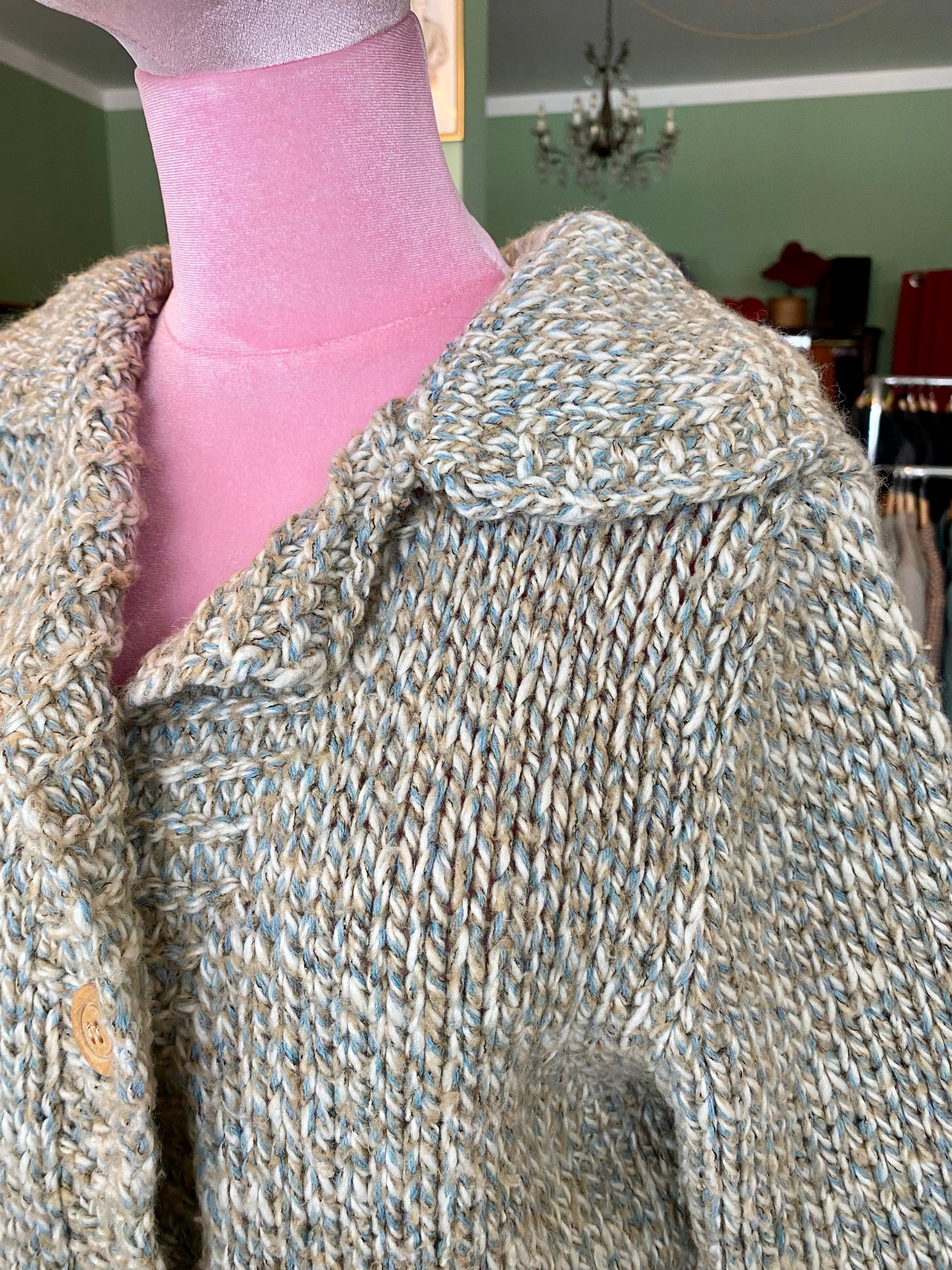 Cardigan in lana mélange - TG. 42/44