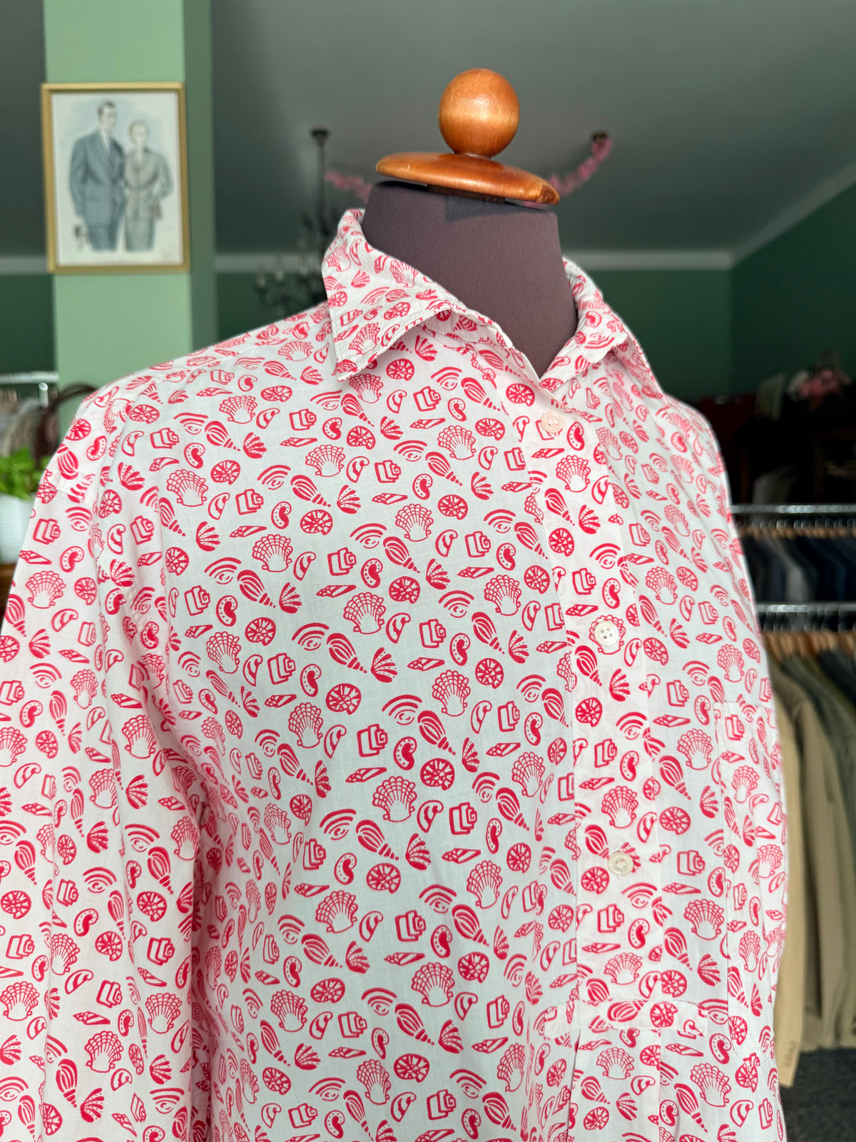 Camicia con conchiglie 🐚- TG. 44/46