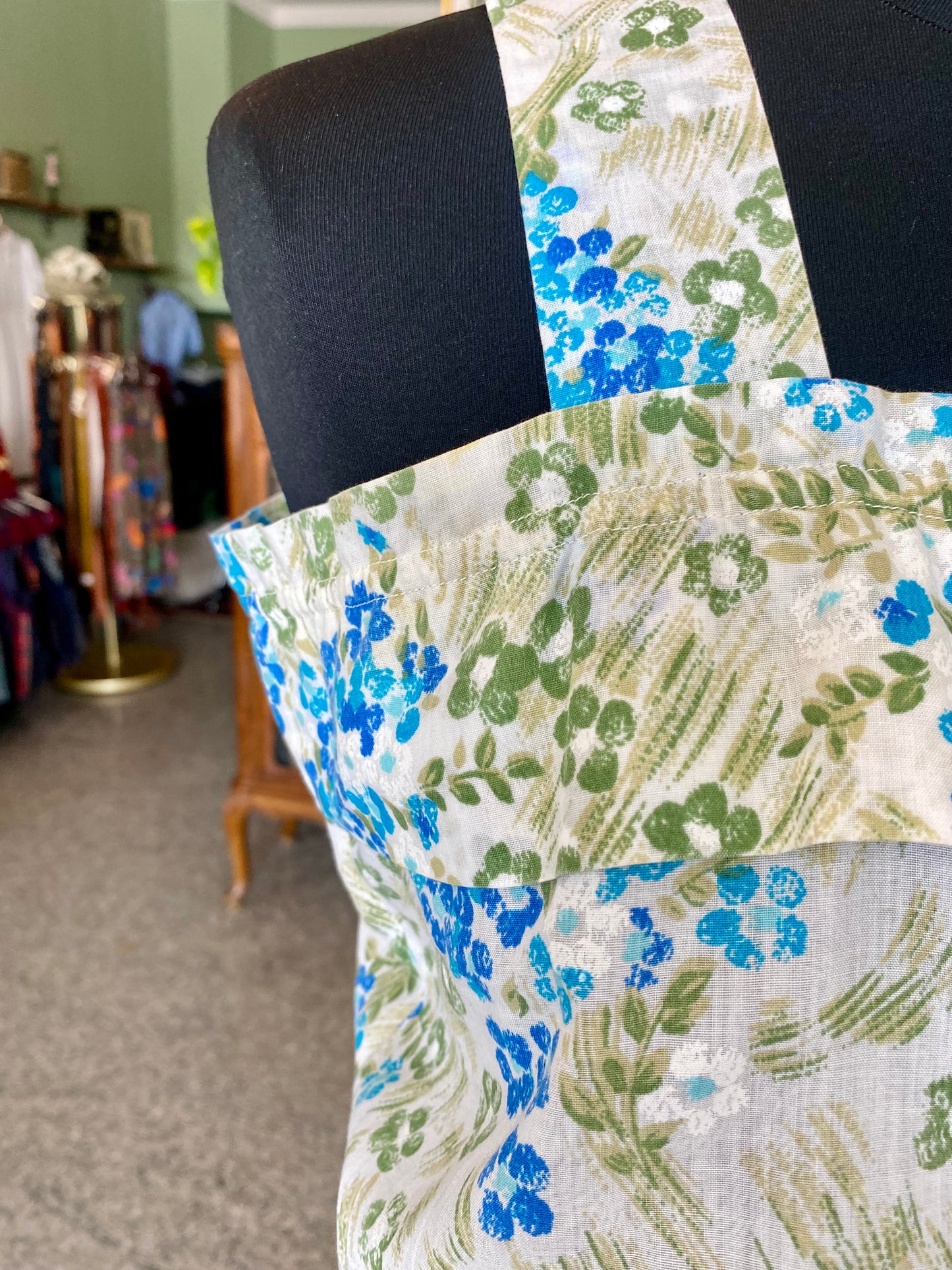 Abito prendisole anni ‘70 in cotone - TG. 40/42