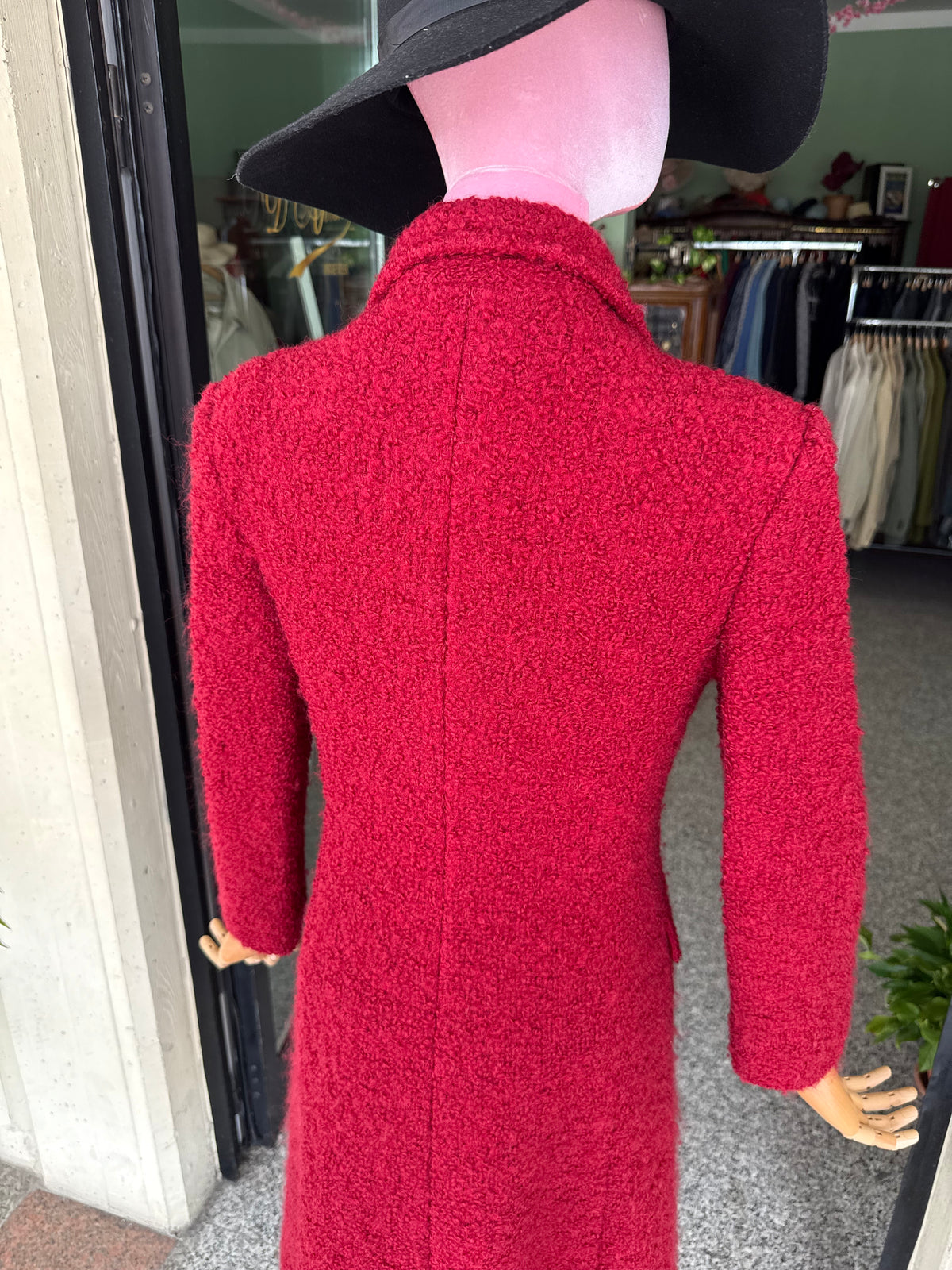 Cappotto sartoriale in bouclé di lana - TG. 40