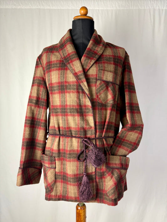 Giacca da camera scozzese tg. M-L