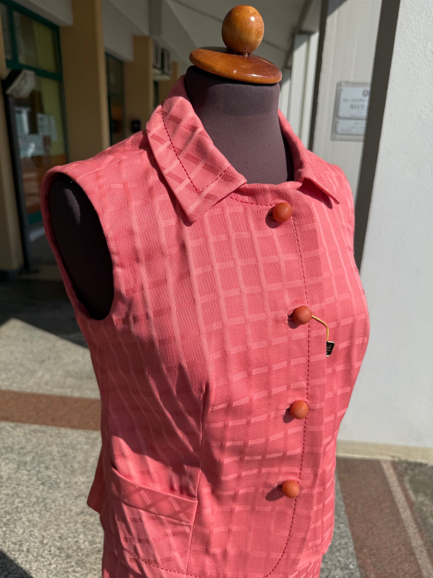 Completo anni ‘60 rosa corallo - TG. 38