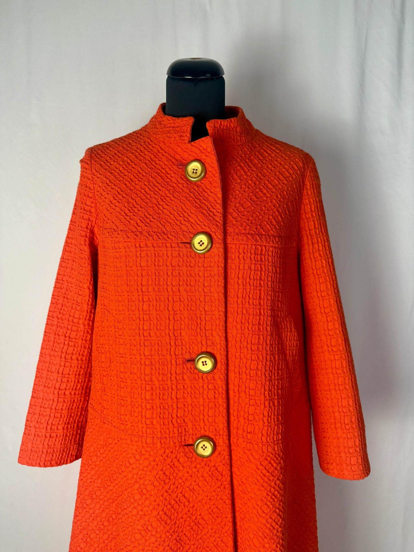 Cappotto anni ‘60 arancione - TG. 40/42